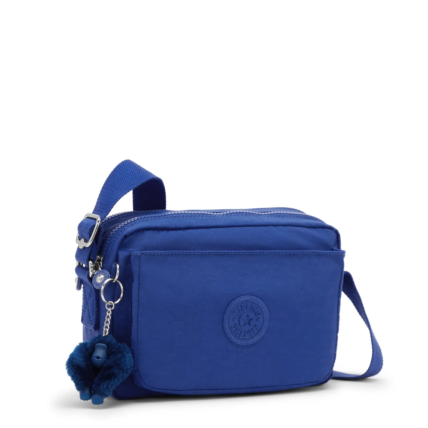 Kipling Abanu M schoudertas Medium Blazing Blue dagelijks