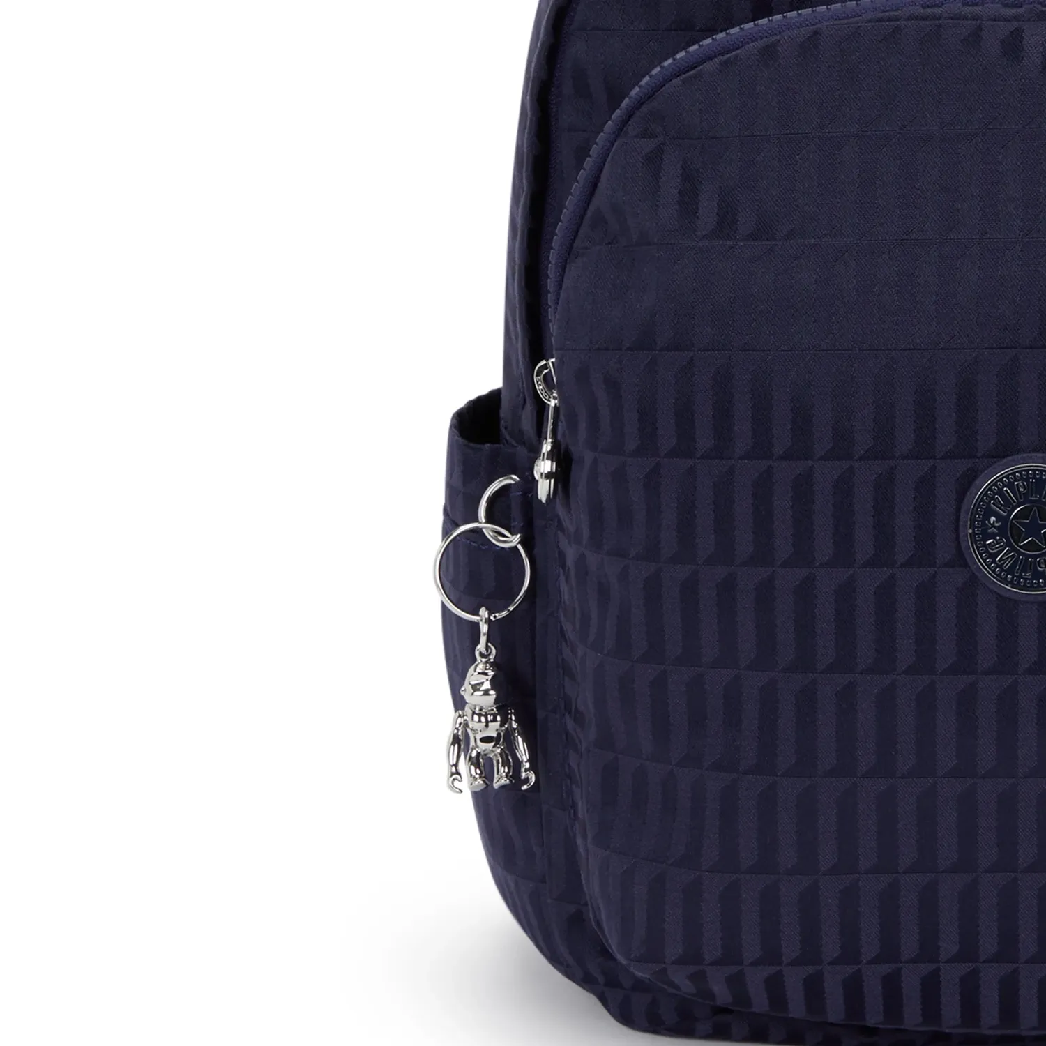 Kipling Delia rugzak Medium Night Tile Jacquard met zijvakken