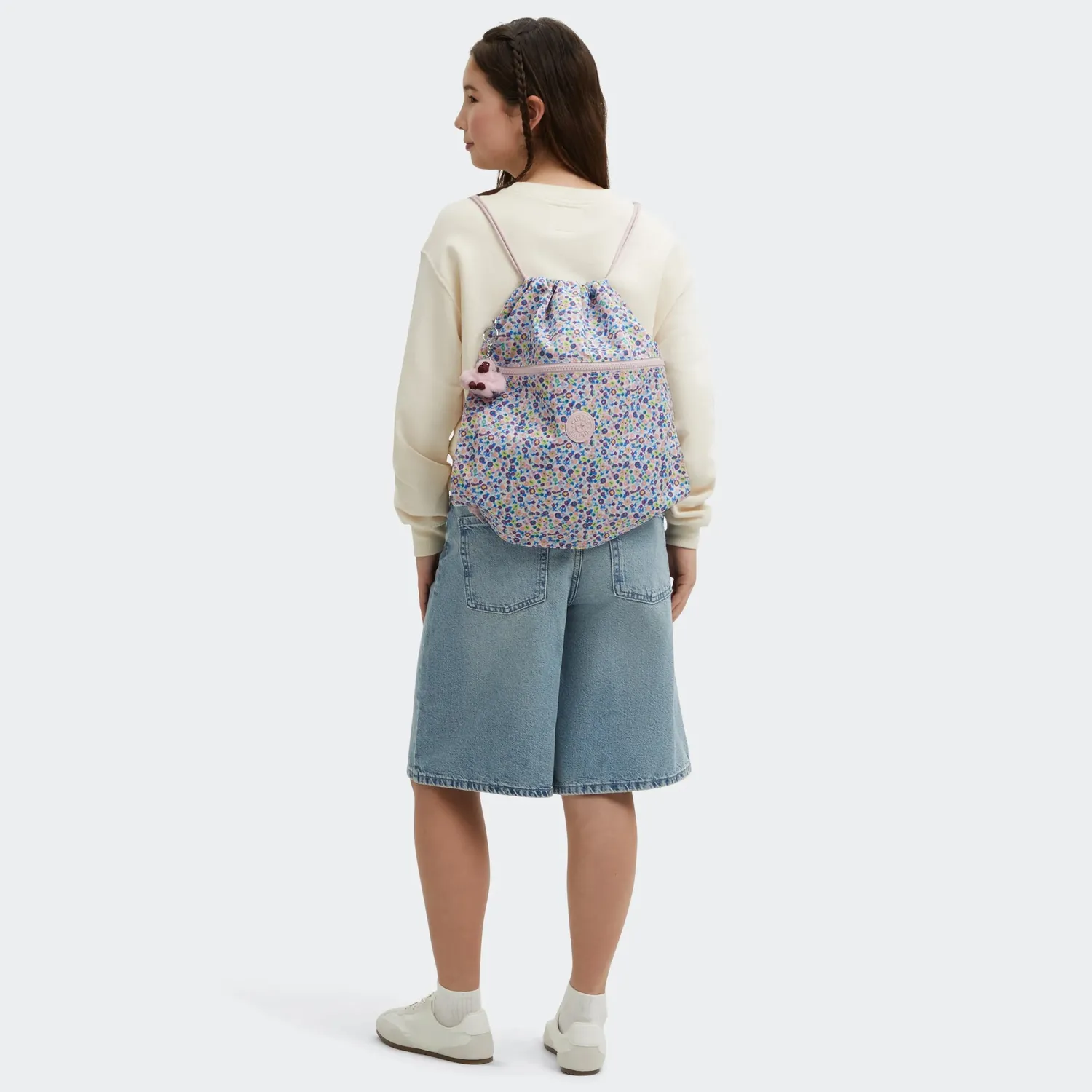 Kipling Supertaboo turnzak Digi Flower Print Medium waterafstotend