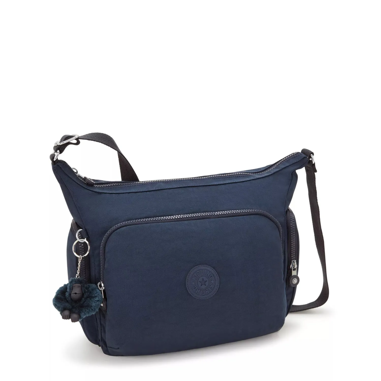 Kipling Gabb crossbody tas Blue Bleu 2 groot handenvrij