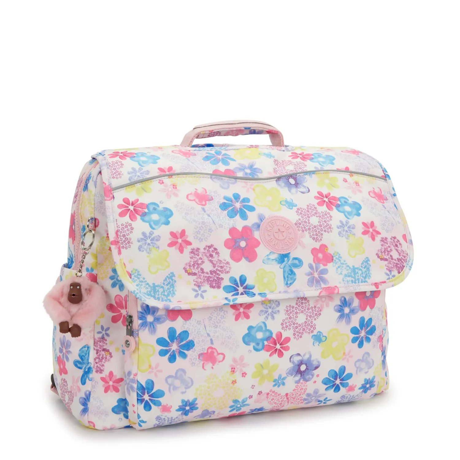 Kipling Codie L schoolrugzak Flower Stamp groot A4