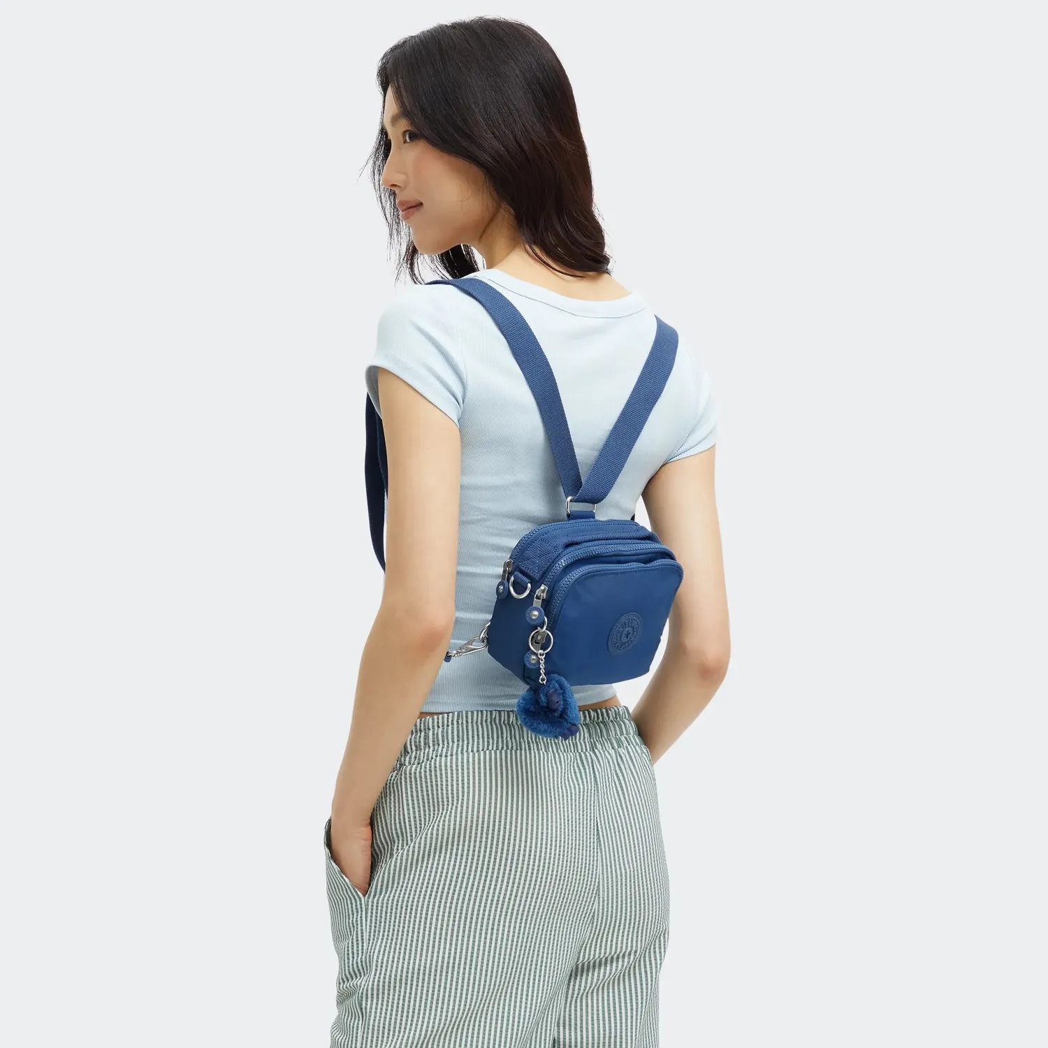Kipling Cahir crossbody casual blue klein licht