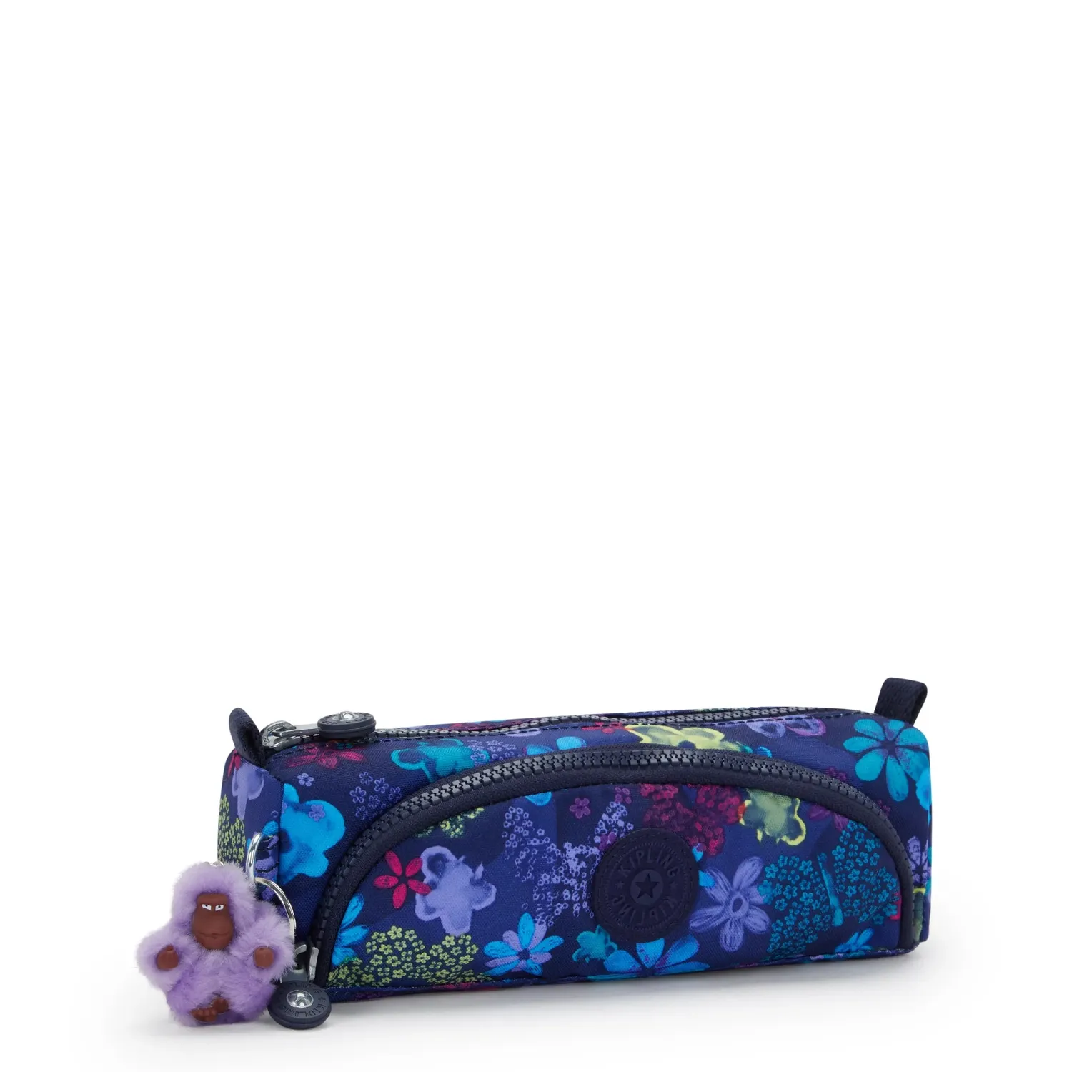 Kipling Cute pennenzak Medium Dark Flower Stamp nylon