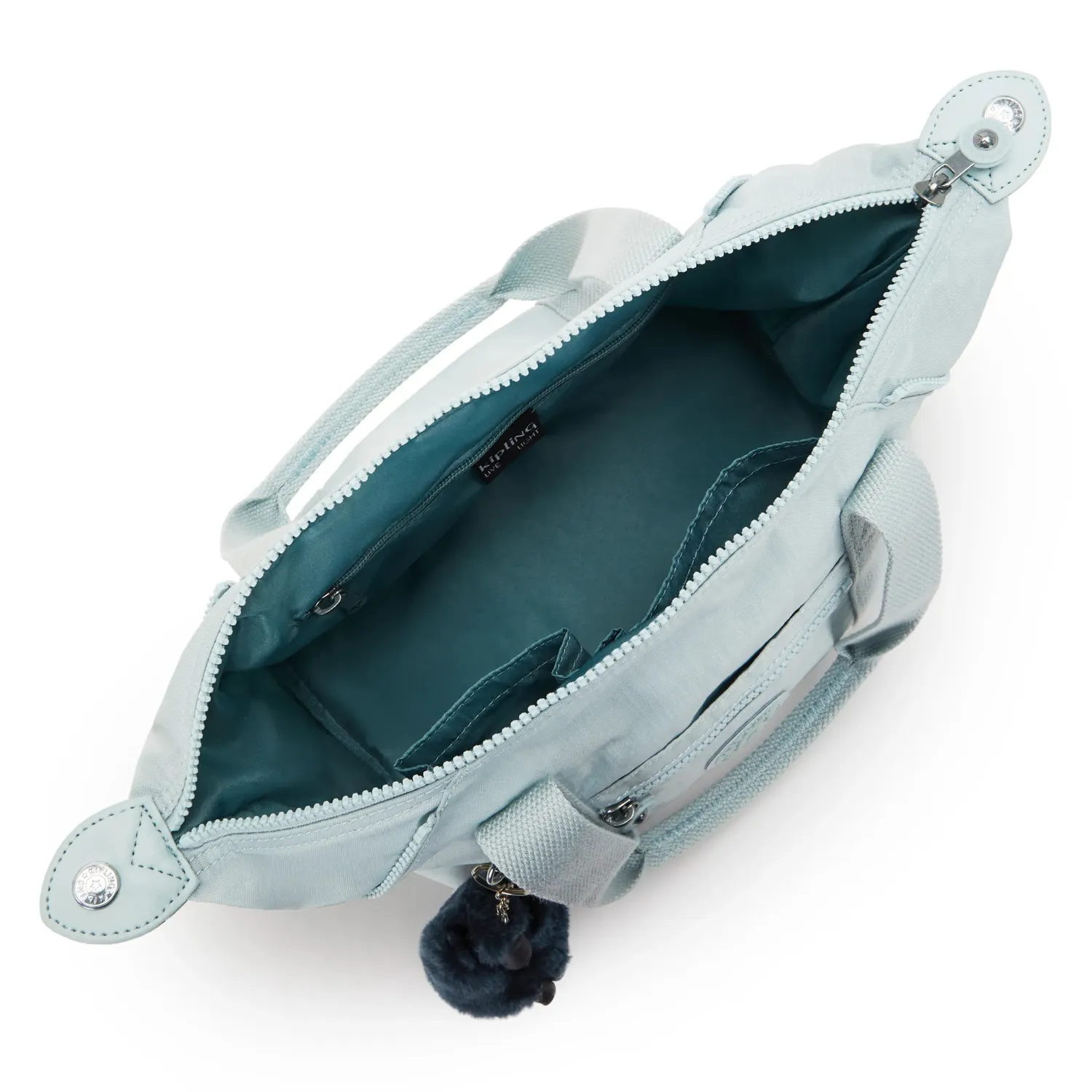 Kipling Art Mini schoudertasje Breezy Blue klein licht
