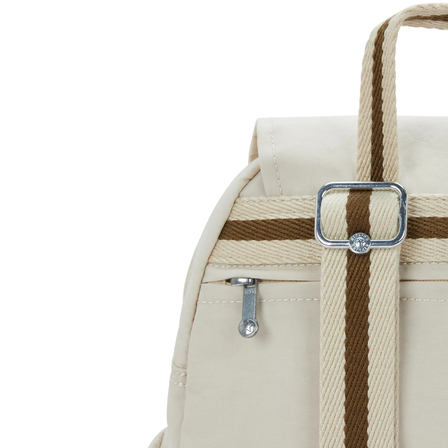 Kipling City Zip S rugzak Soft Sand klein met veel vakken