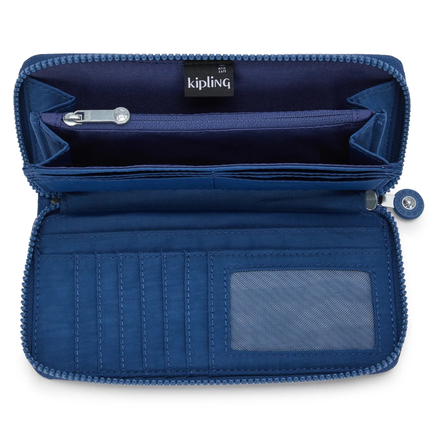 Kipling Money World portemonnee Casual Blue groot met rits