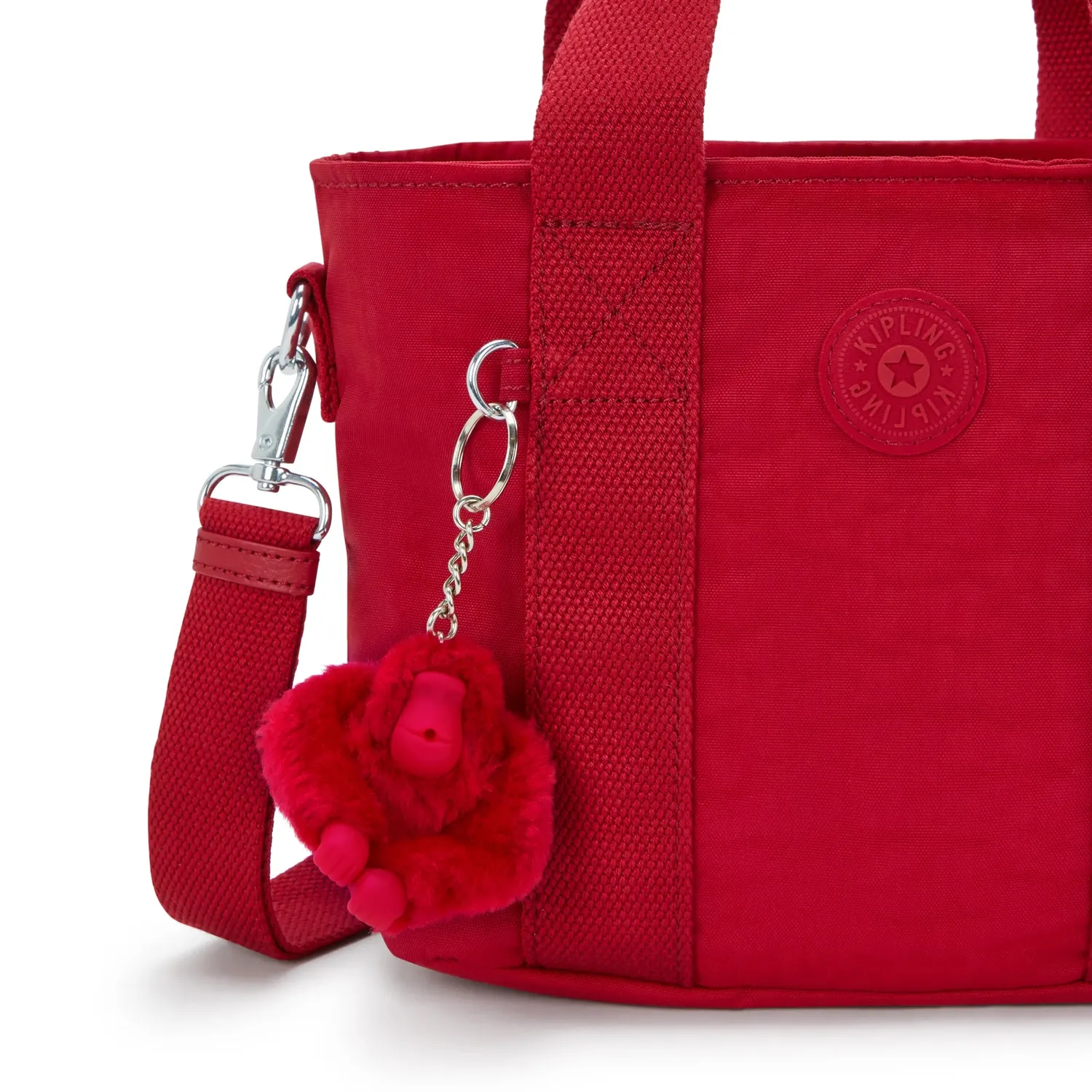 Kipling Minta schoudertas Ruby Red klein 5 liter