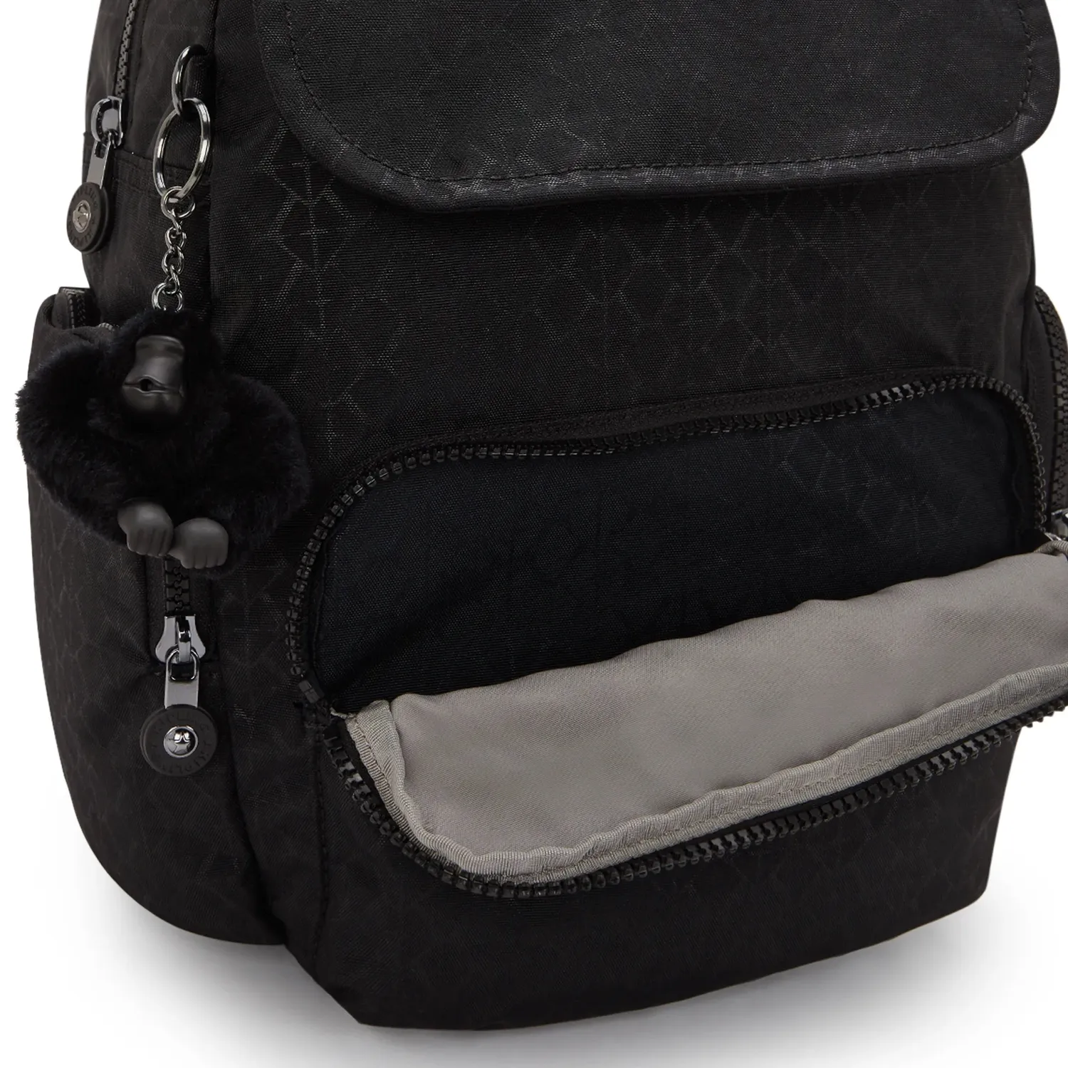 Kipling City Zip S rugzak klein Signature Emb met print