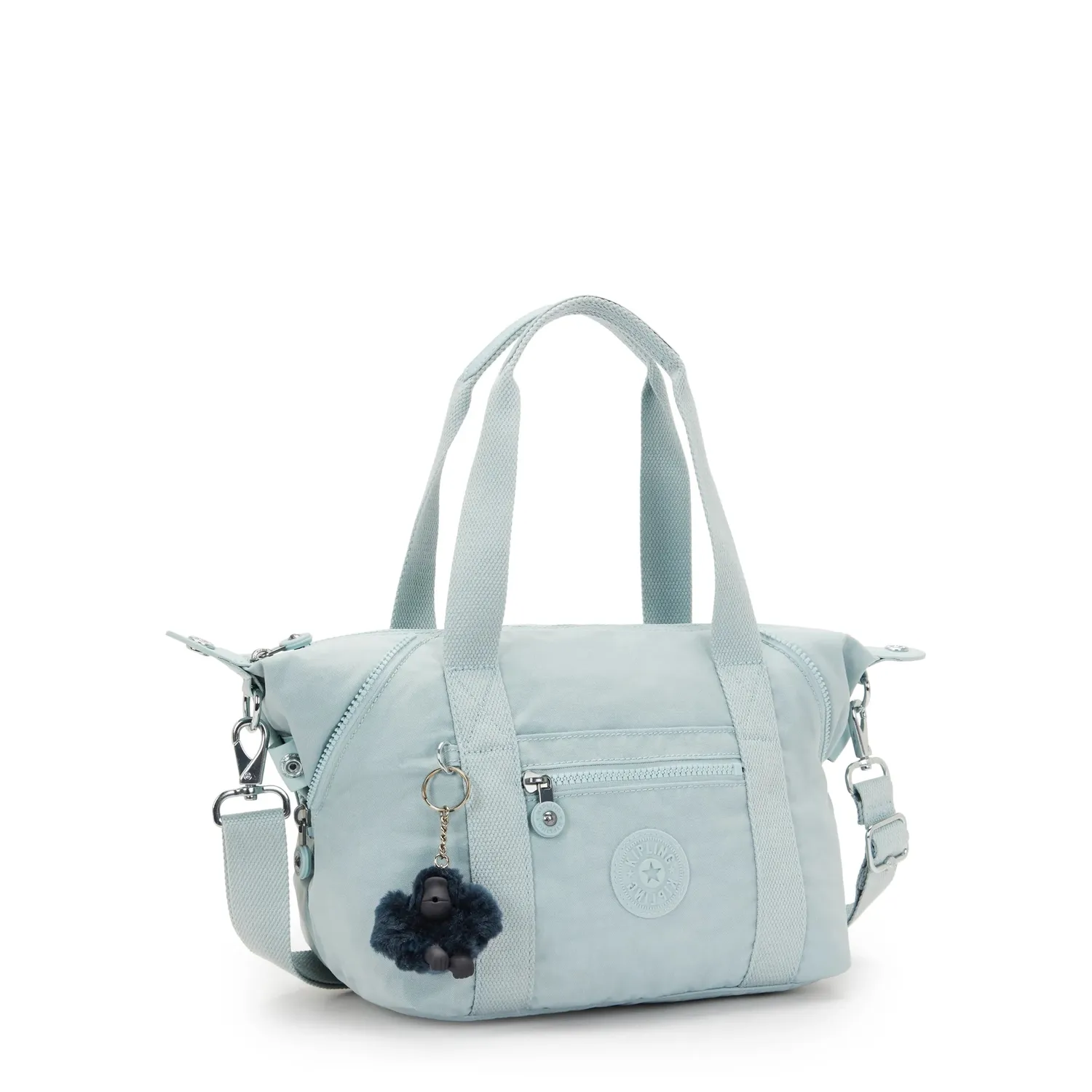 Kipling Art Mini schoudertasje Breezy Blue klein licht