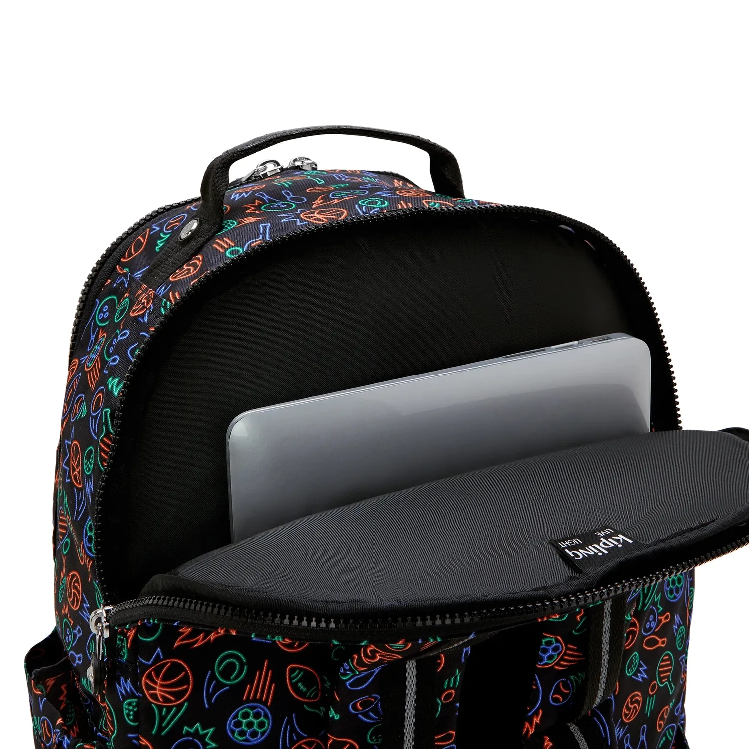Kipling Seoul College Extra rugzak Groot Sport Doodle
