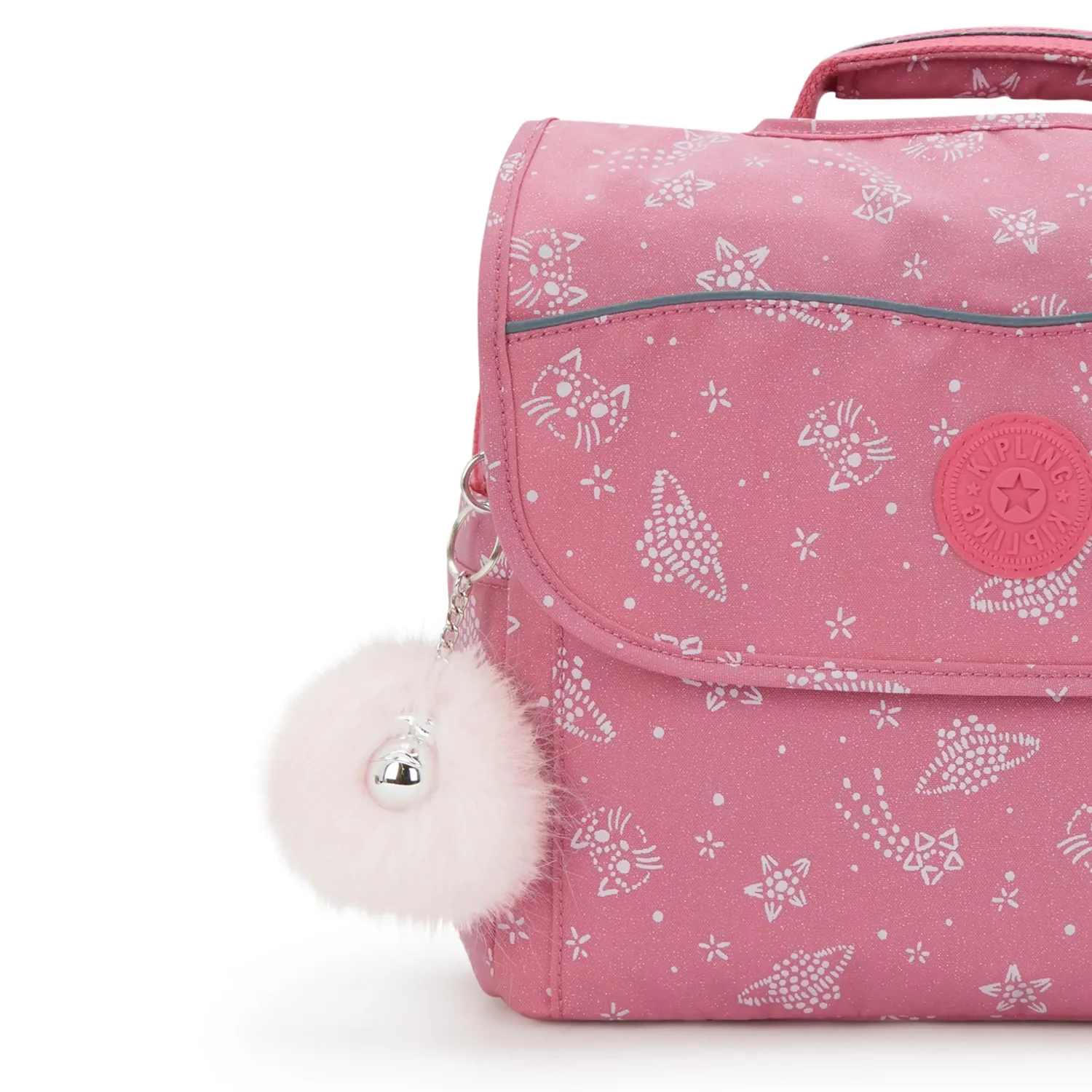 Kipling Codie S rugzak Klein Glitter Cats schooltas