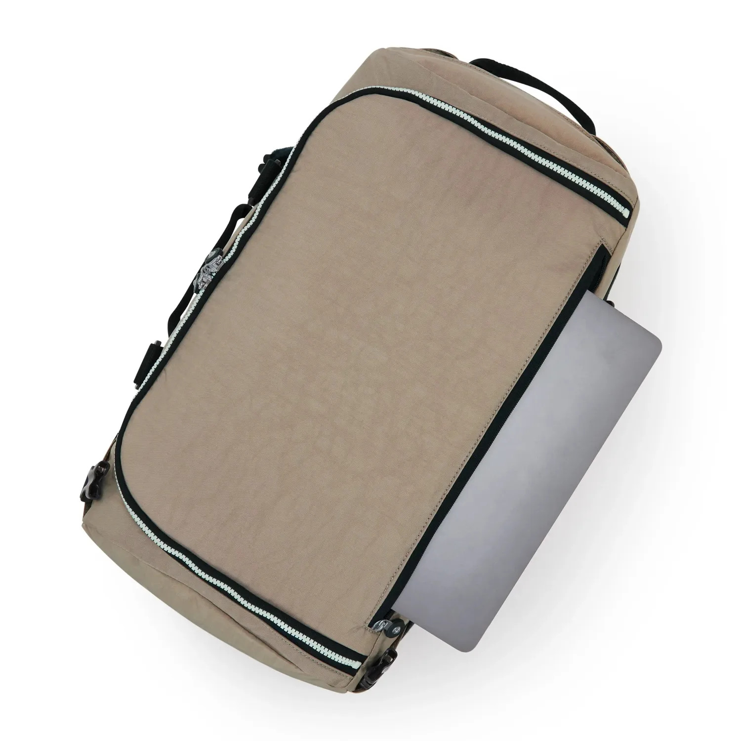 Kipling Jonis S rugzak Soft Taupe Combo Klein met laptopvak