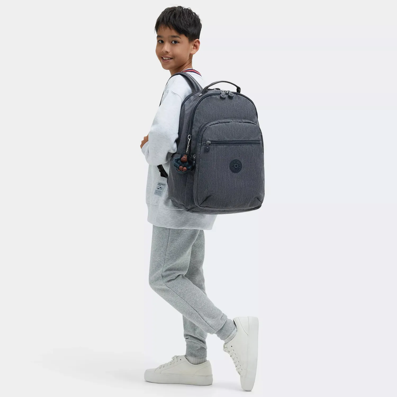 Kipling Seoul Lap rugzak Marine Navy groot 15 inch