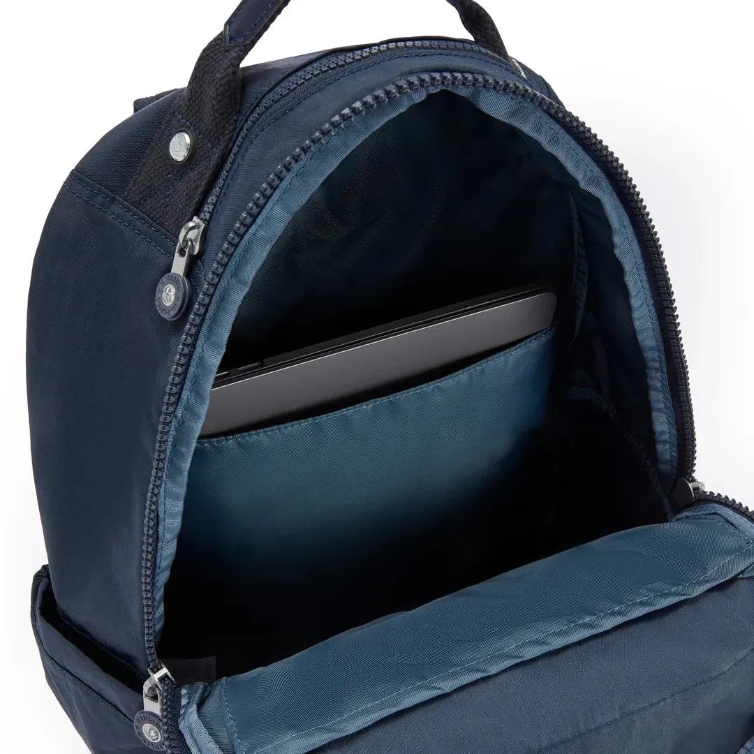 Kipling Seoul rugzak Groot True Blue Tonal 15 inch laptopvak