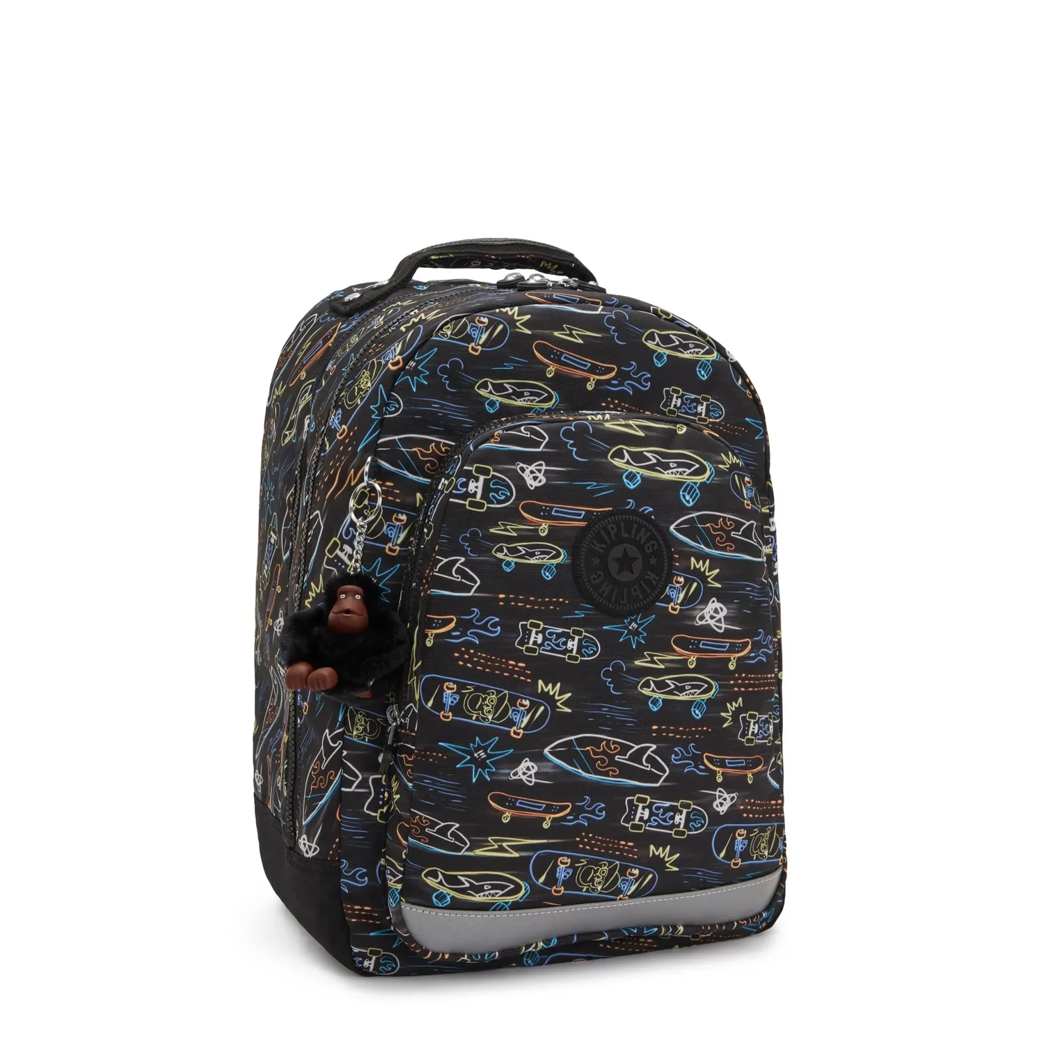 Kipling Class Room rugzak Groot Neon Skate met laptopvak