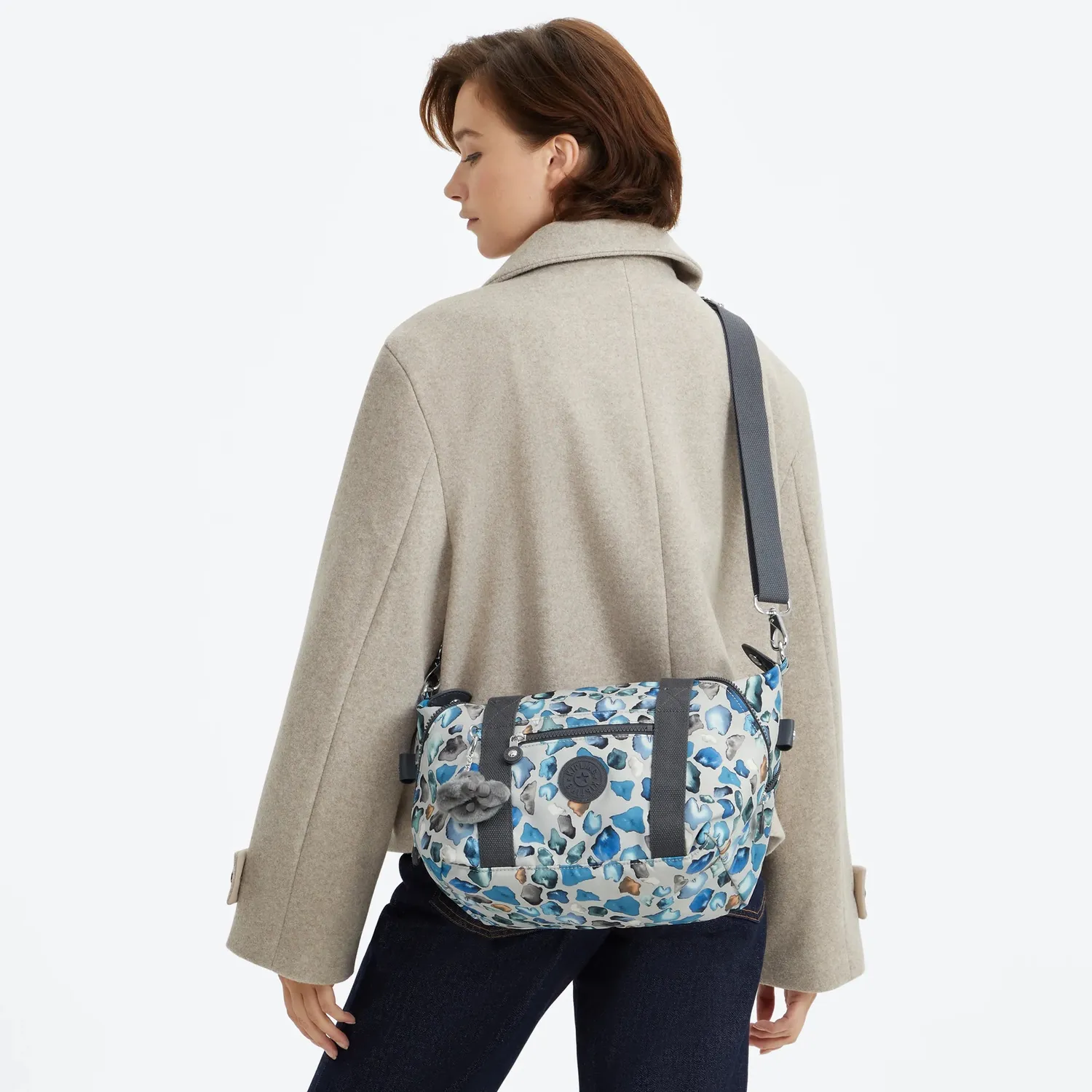 Kipling Art Mini schoudertasje Mineral Stone klein neutraal