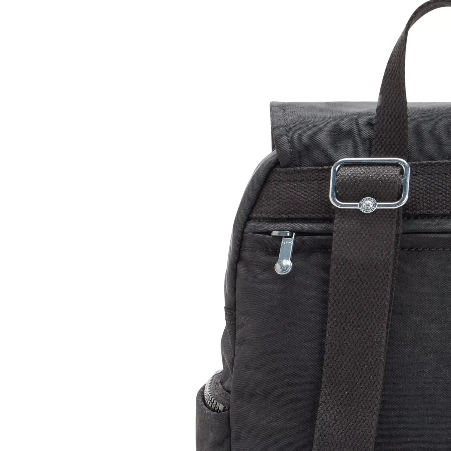 Kipling City Zip S rugzak Black Noir klein zwart basic