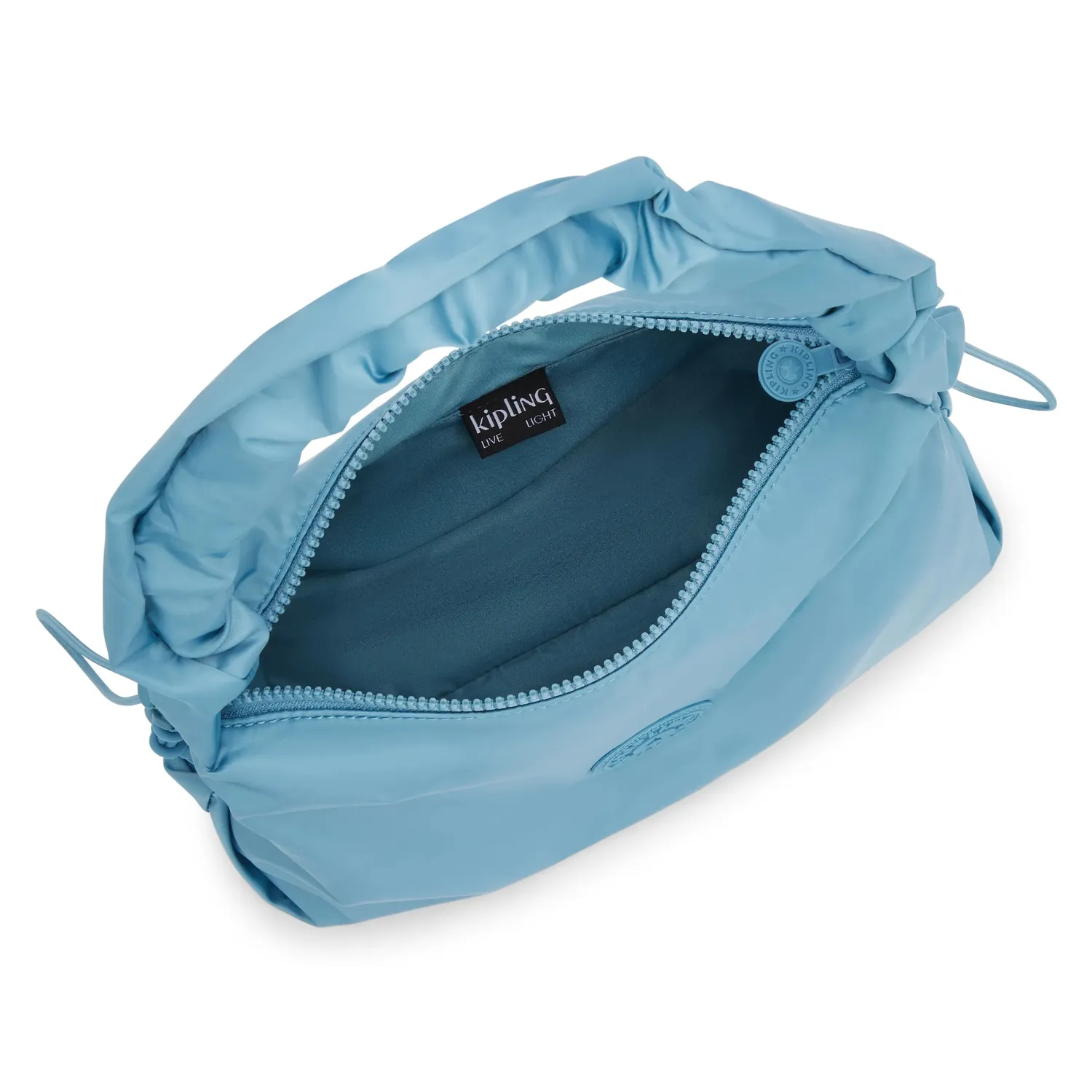 Kipling Eleni M schoudertas Sounds Blue medium blauw