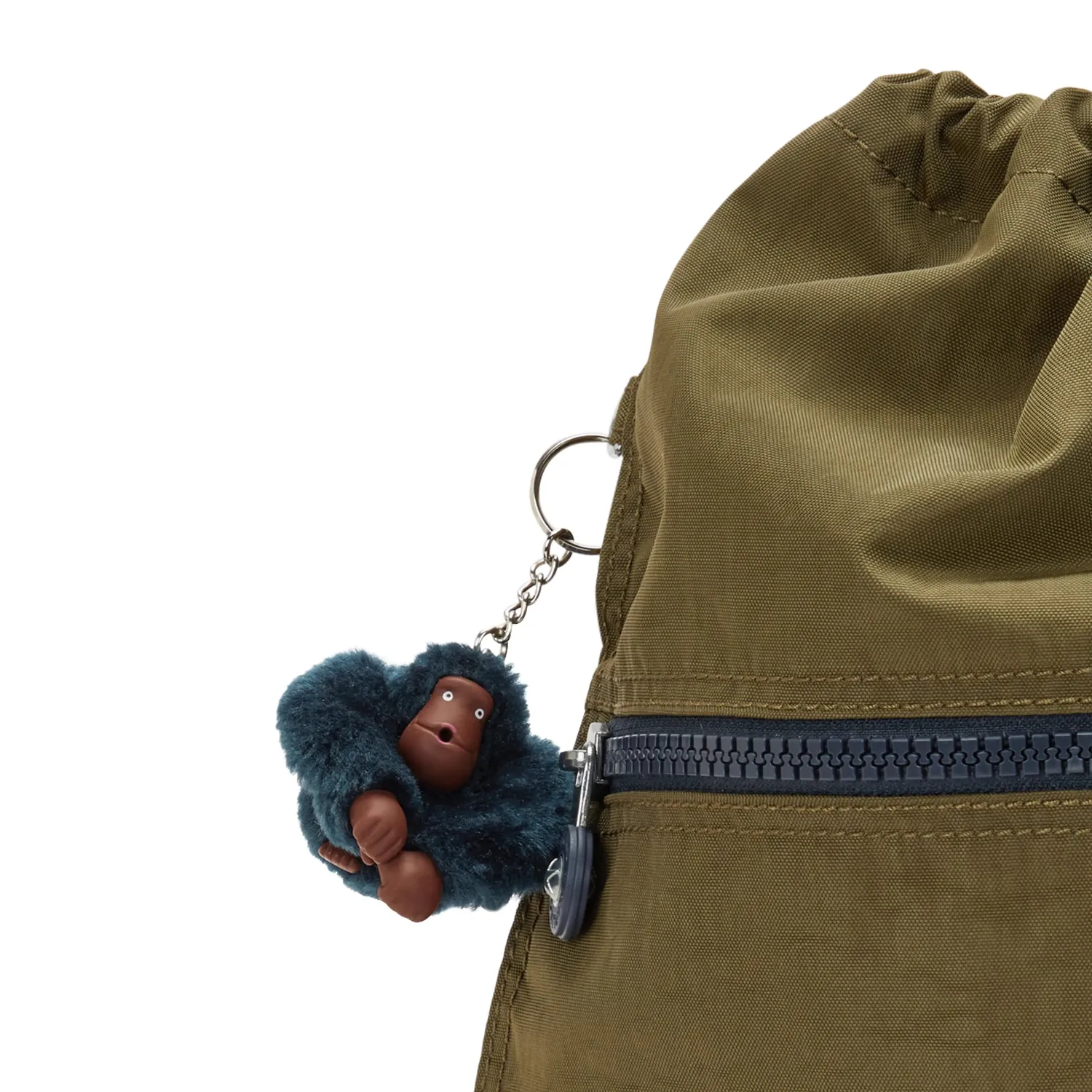 Kipling Supertaboo rugzak Treasure Green medium waterafstotend