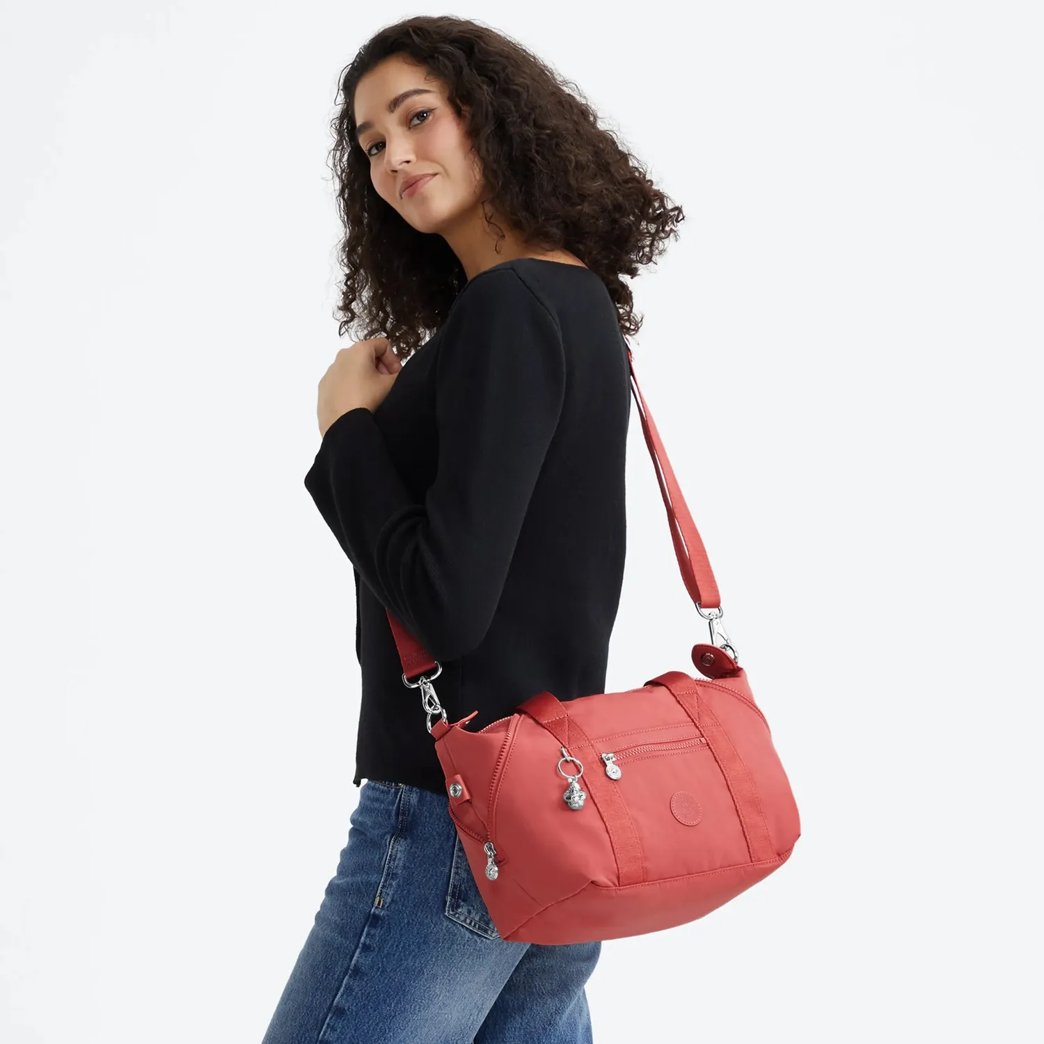 Kipling Art Mini schoudertas Misty Pink Klein mini draagtas