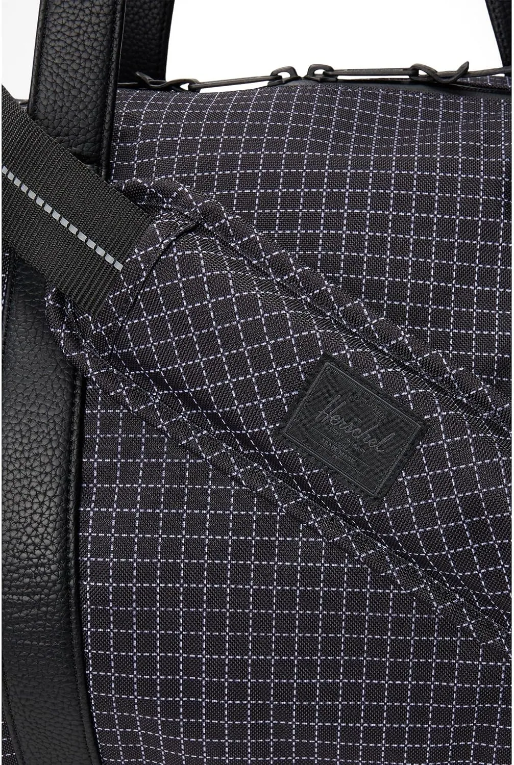 Herschel Novel reistas Grid Black weekendtas