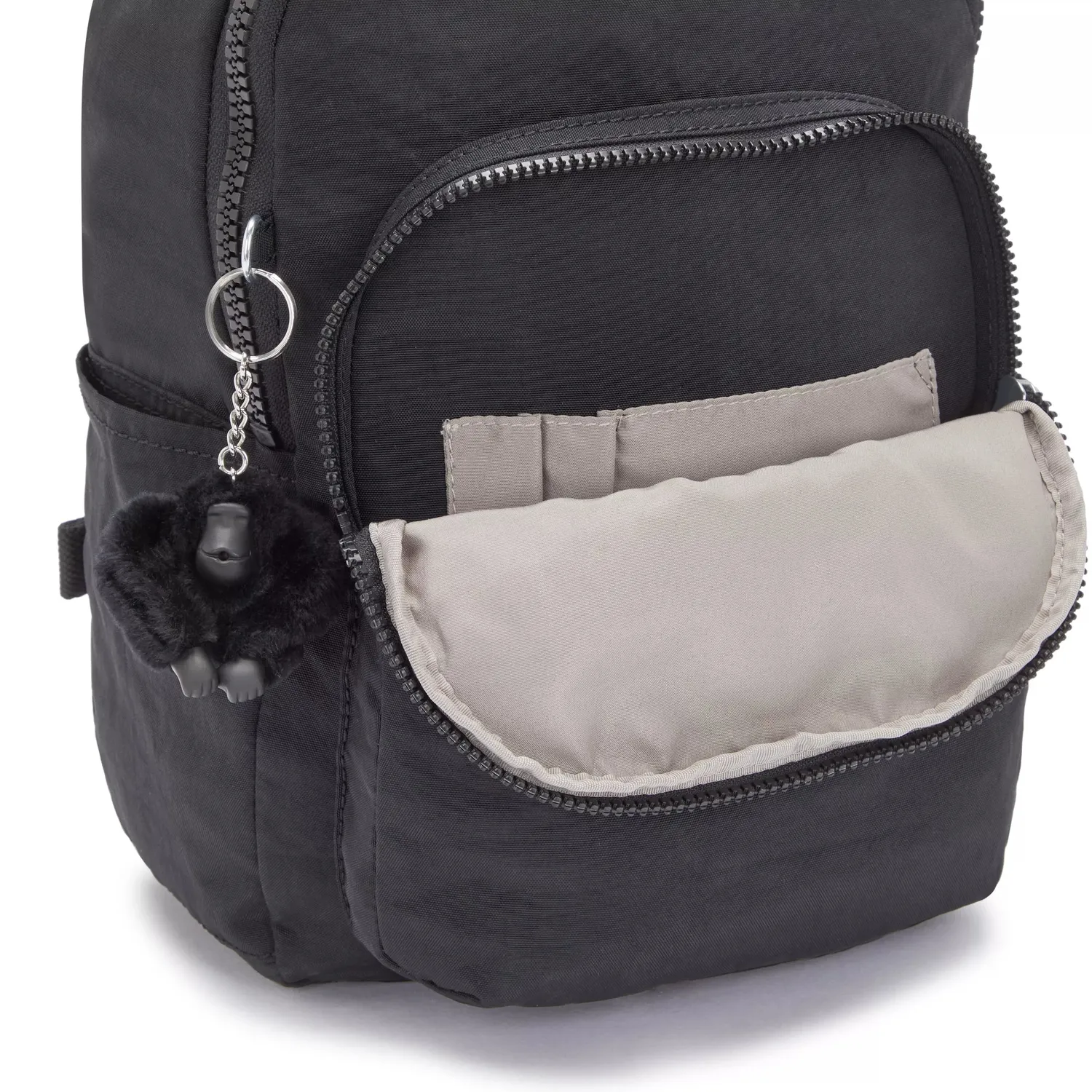 Kipling Seoul S rugzak klein Black Noir 11 inch