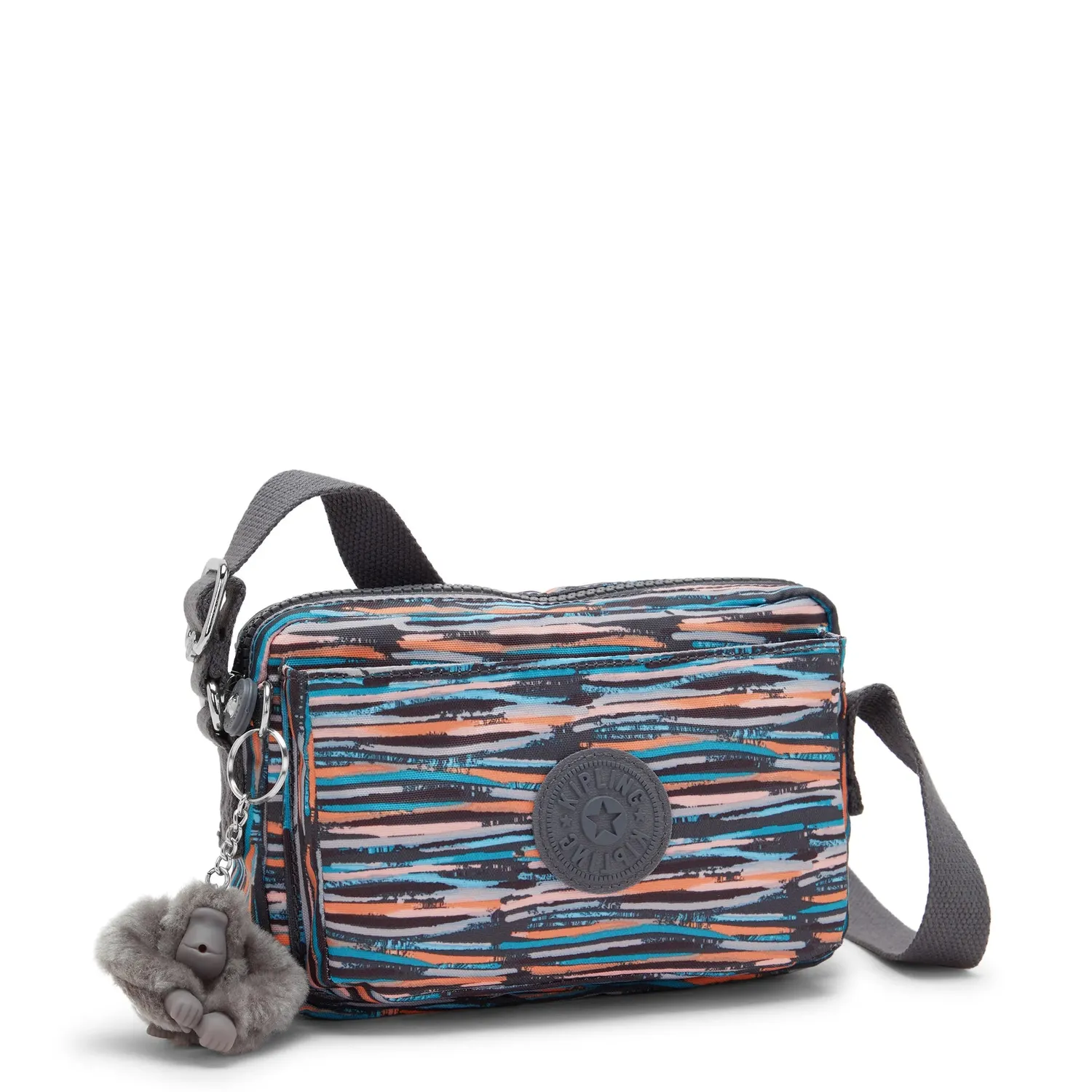 Kipling Abanu Crossbody Tas Klein Mineral Stripes compact