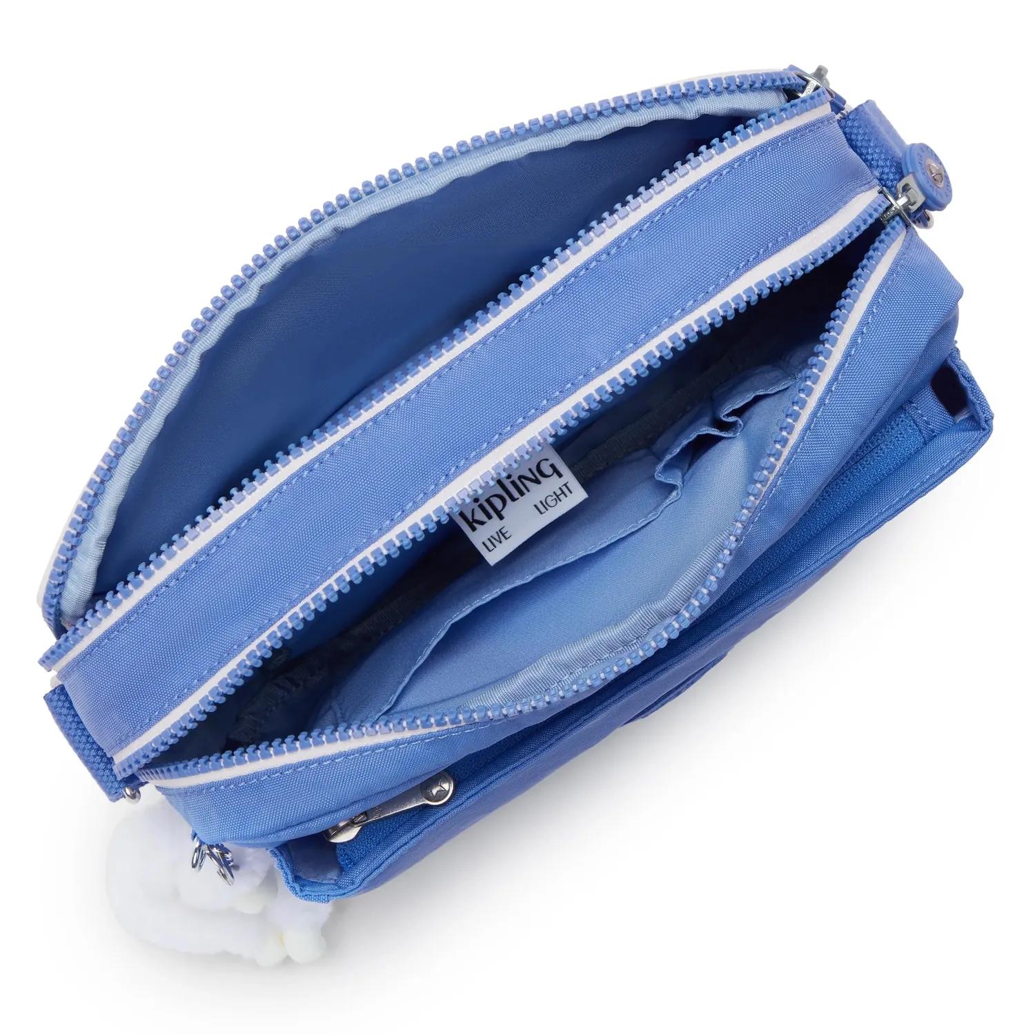 Kipling Abanu M tas Medium Cocktail Blue crossbody