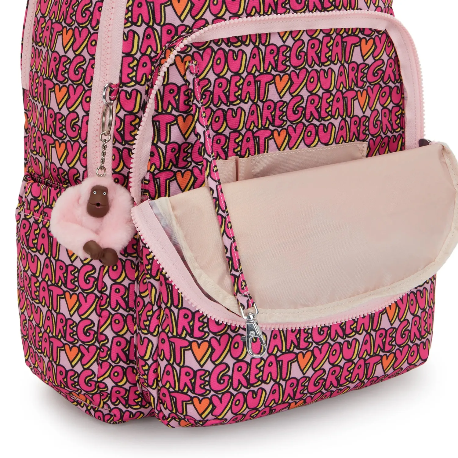 Kipling Seoul Lap rugzak U R Great Print 15 inch