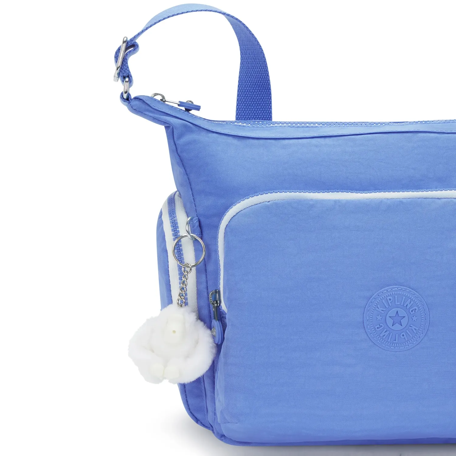 Kipling Gabb crossbodytas Groot Cocktail Blue lichtgewicht