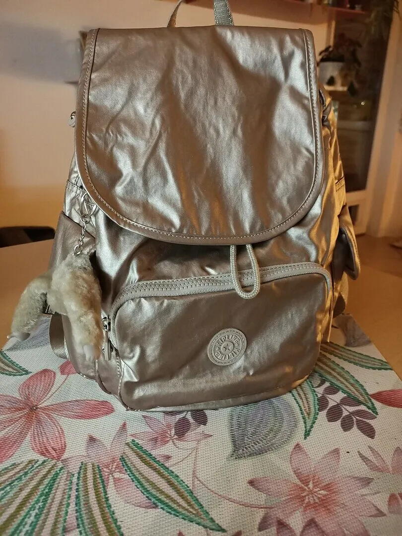 Kipling City Pack S rugzak Klein True Beige waterafstotend