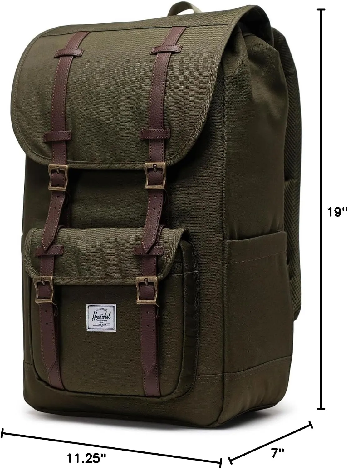 Herschel Little America rugzak 30L groen