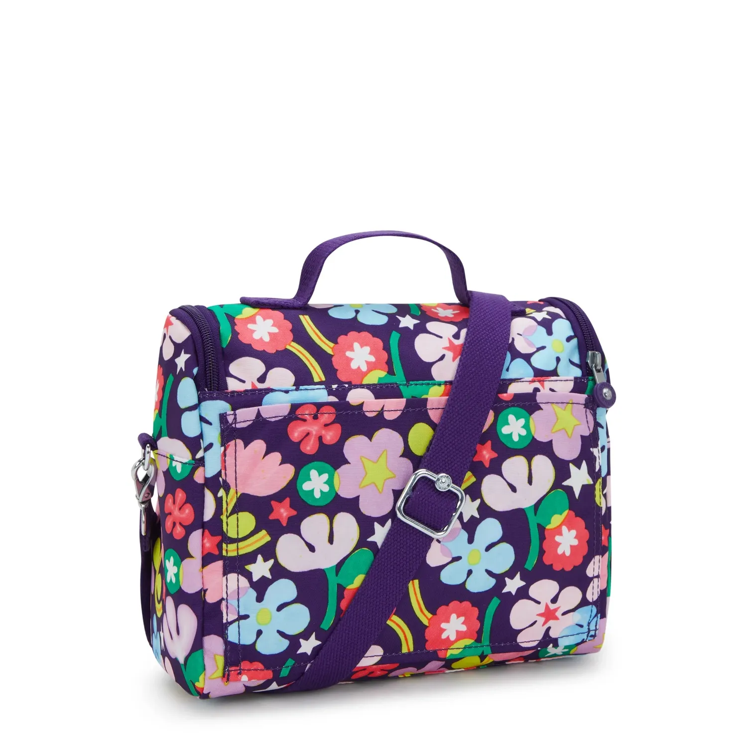 Kipling New Kichirou lunchtas Groot Fairy Flower trolleybevestiging