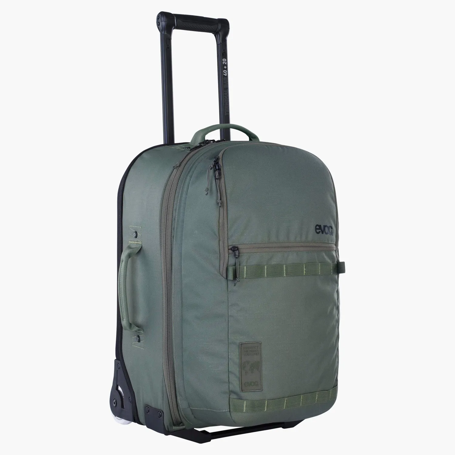 Evoc Terminal Bag 40+20 trolley zwart handbagage met rugzak