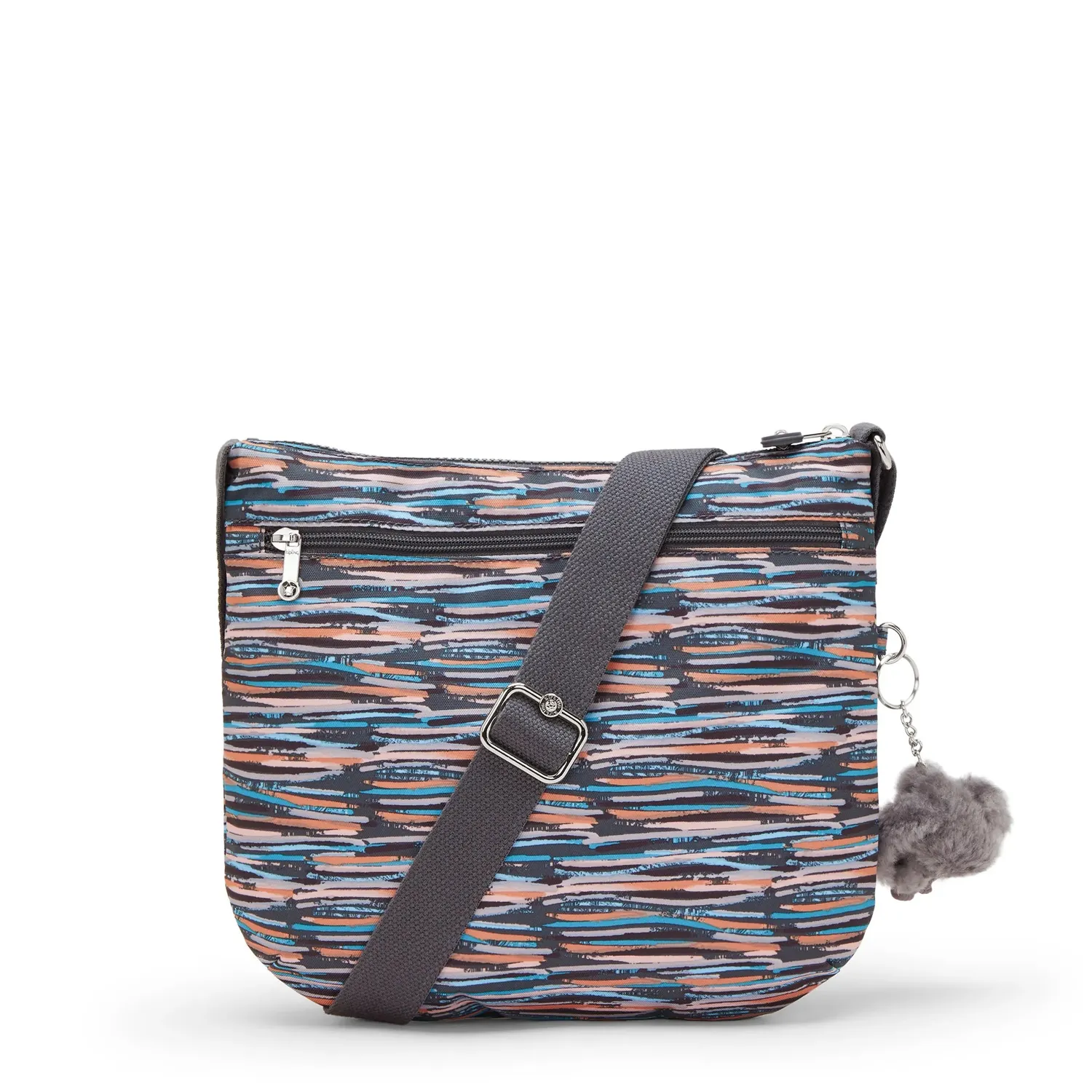 Kipling Arto schoudertas Medium Mineral Stripes lichtgewicht