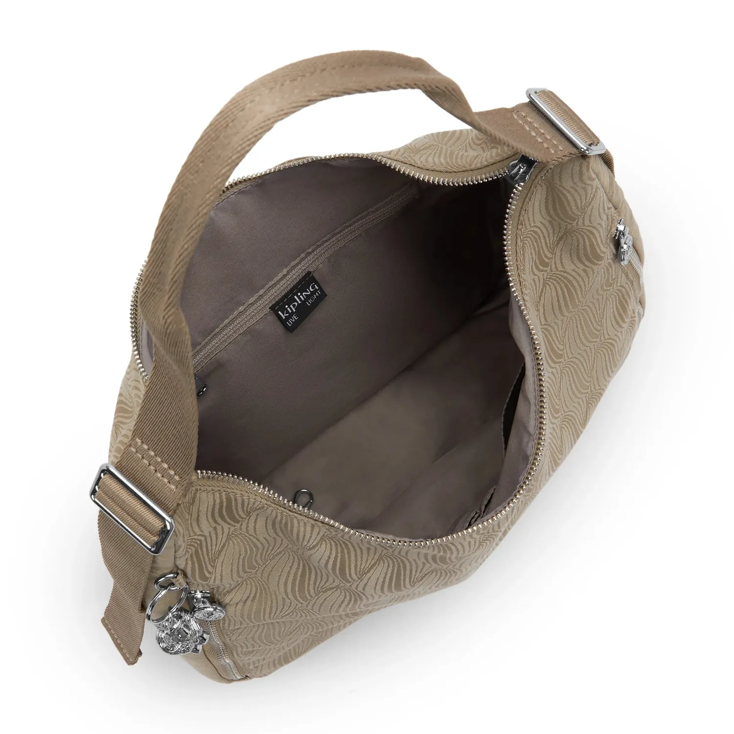 Kipling Khloe schoudertas Diamond Wave Jacquard