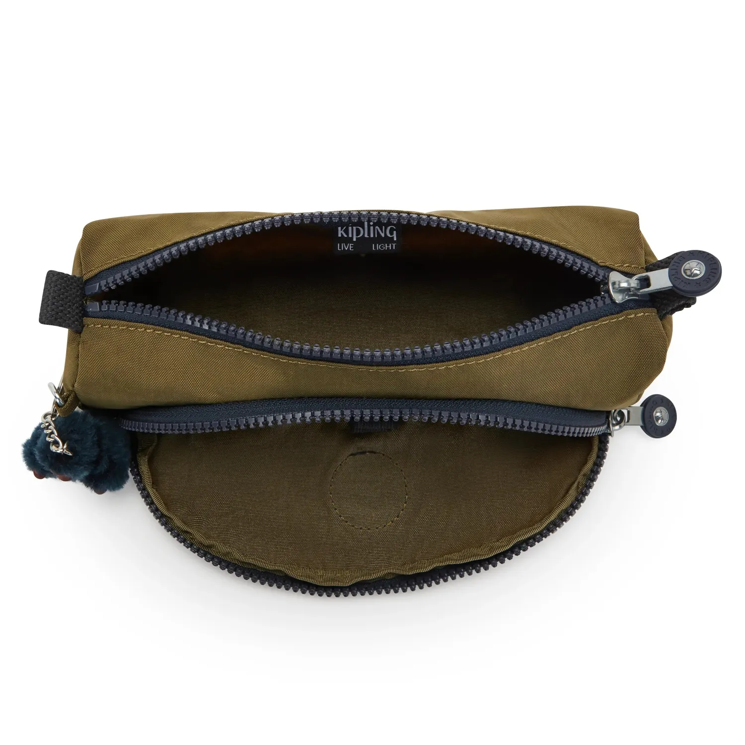 Kipling Cute pennenzak Treasure Green Medium nylon