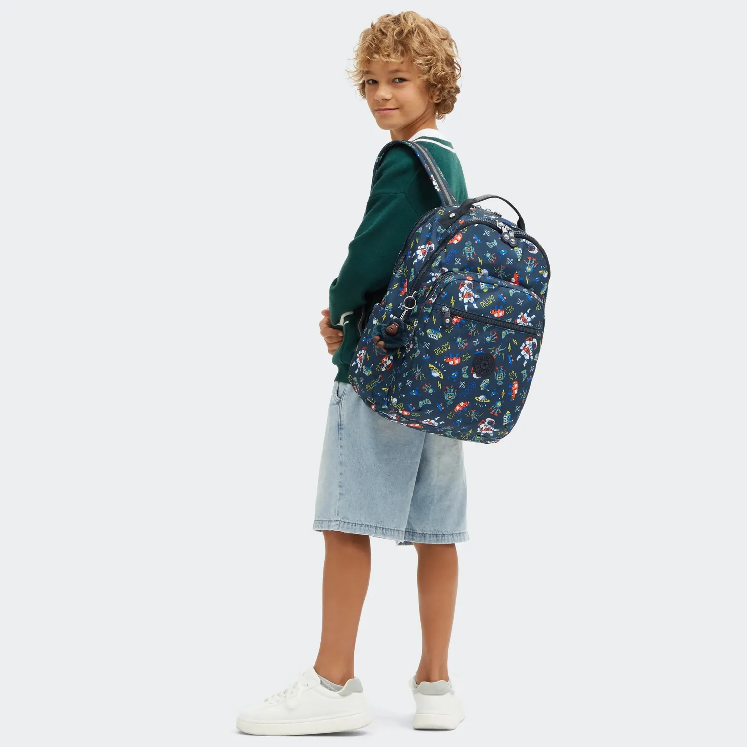 Kipling Seoul Lap rugzak Groot Space Game 15 inch laptopvak