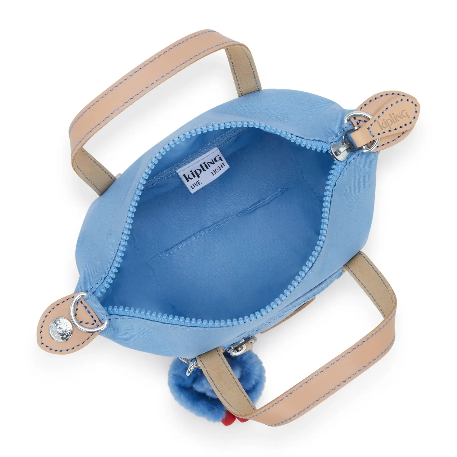 Kipling Boxy Art S handtas klein Cotton Air Blue – crossbody