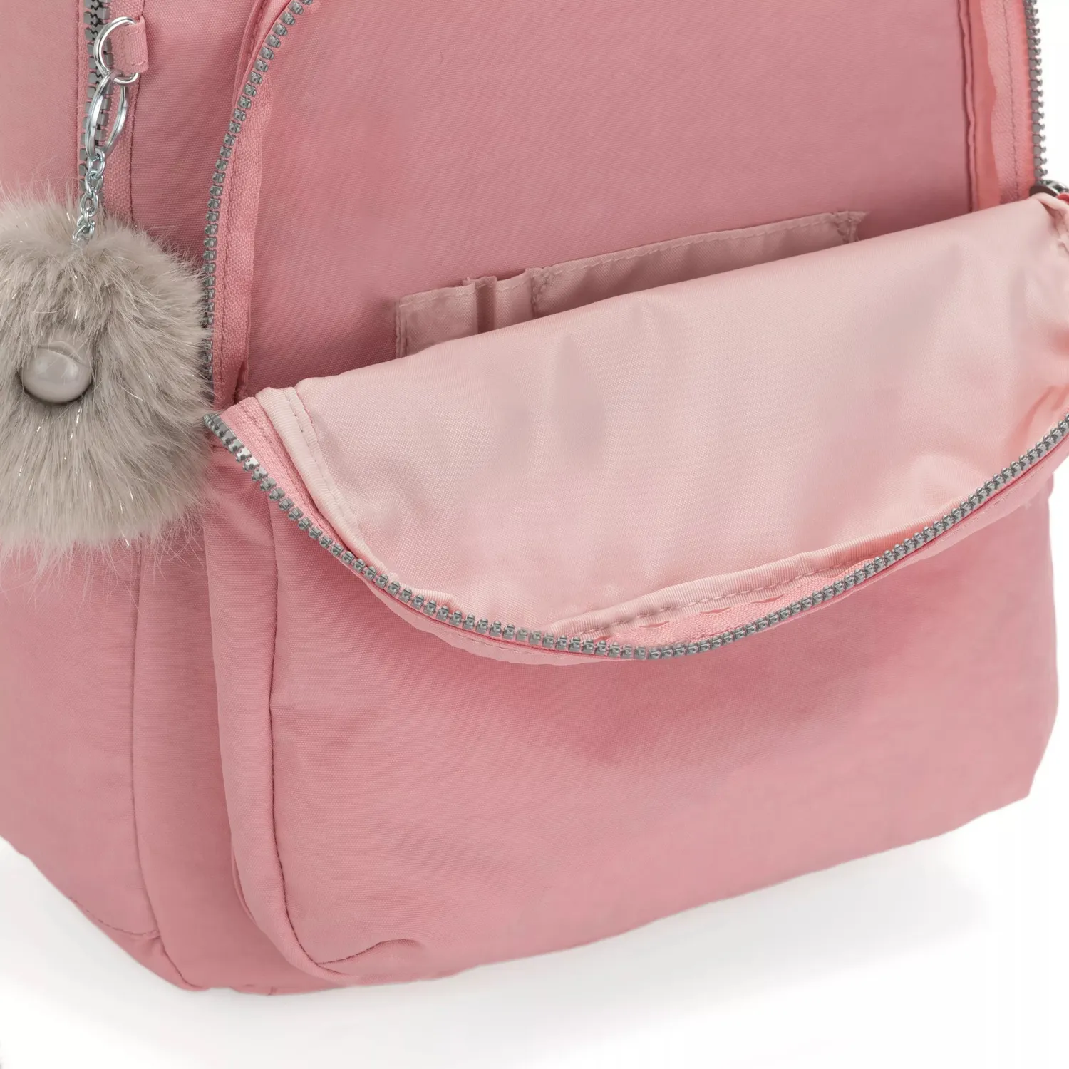 Kipling Seoul rugzak Groot Bridal Rose met laptopvak 15 inch
