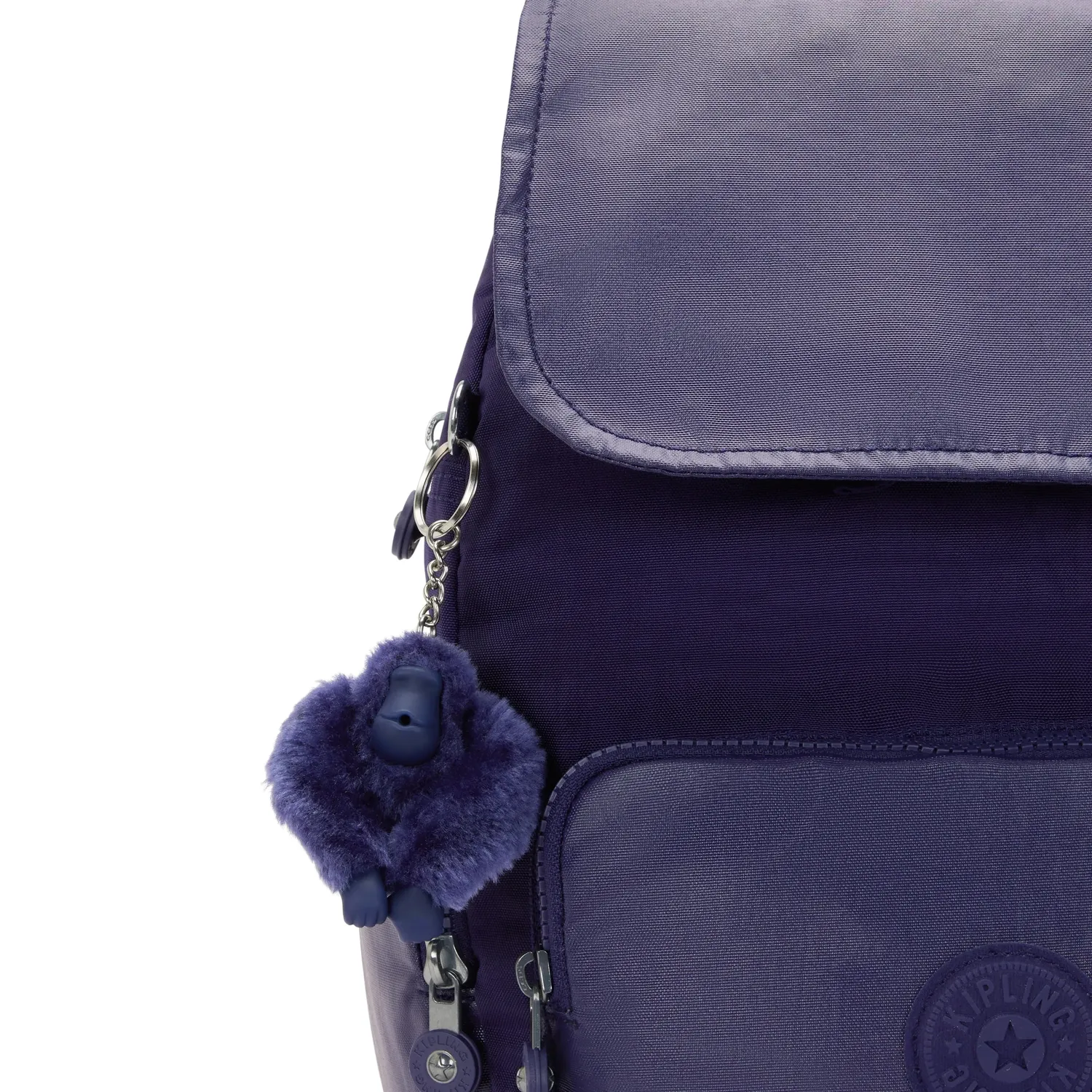 Kipling City Zip S rugzak Klein Moonlit Shine Block met ritsen