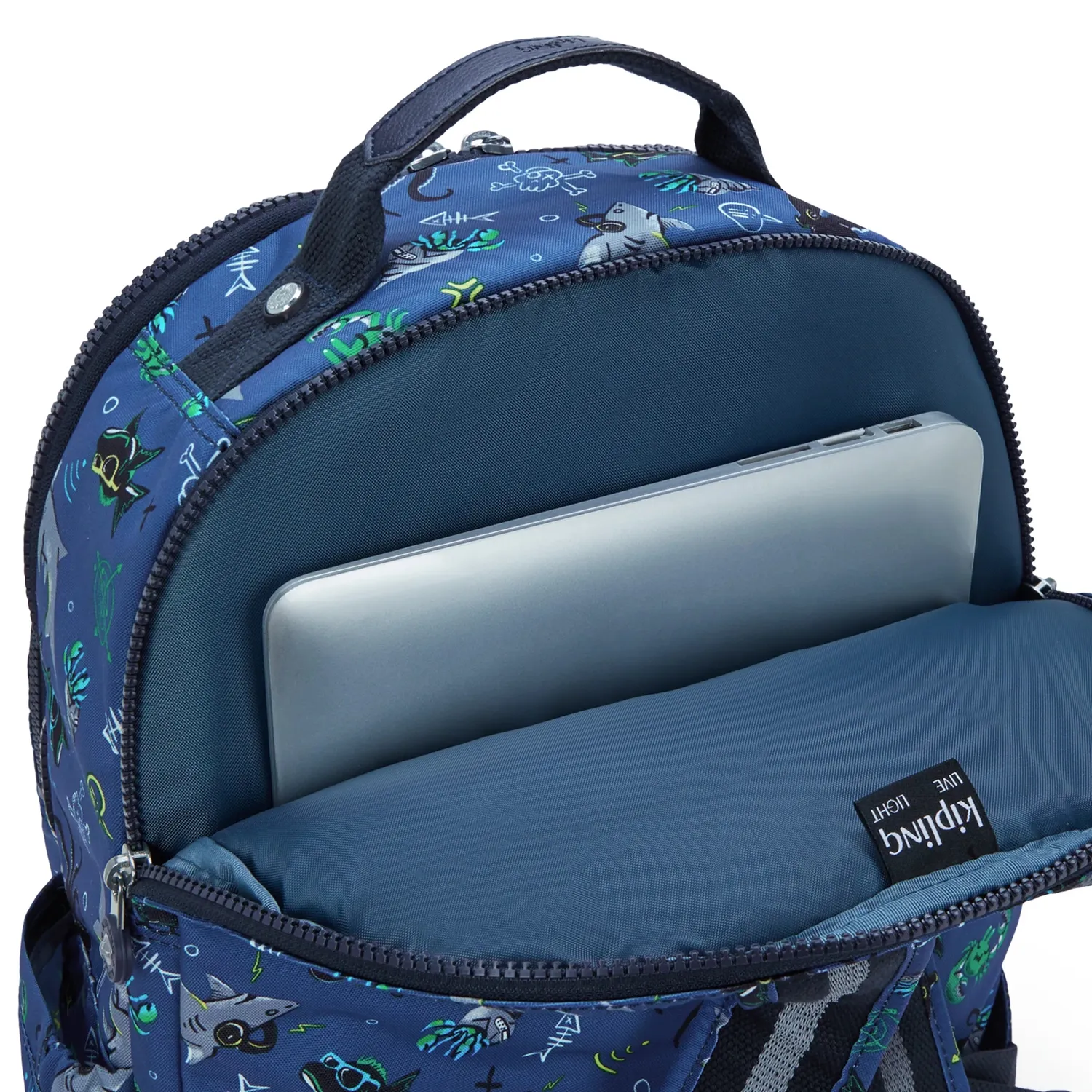 Kipling Seoul Lap rugzak Undersea Party 15 inch