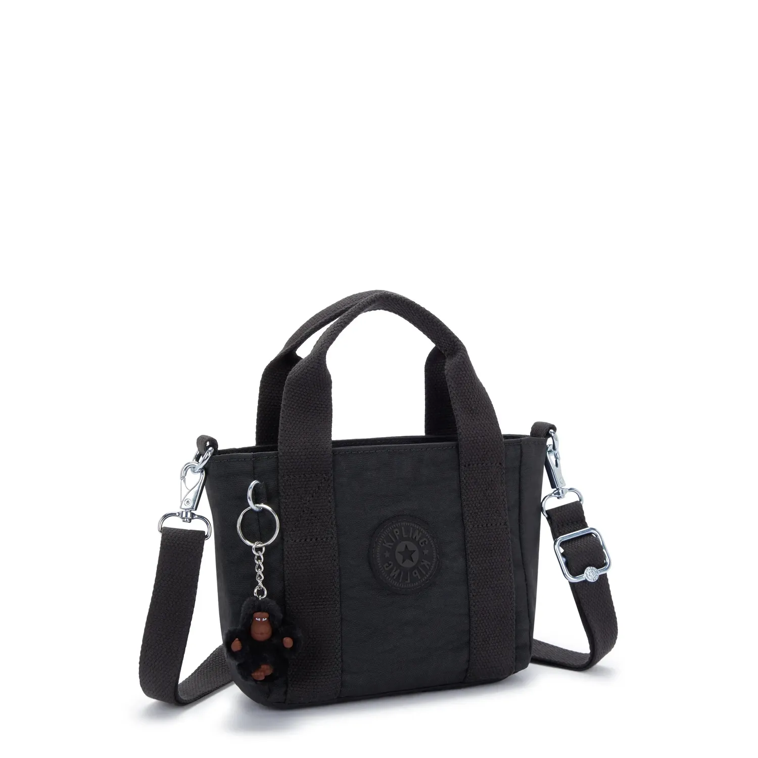 Kipling Jayla Mini crossbody Black Tonal Klein met riem