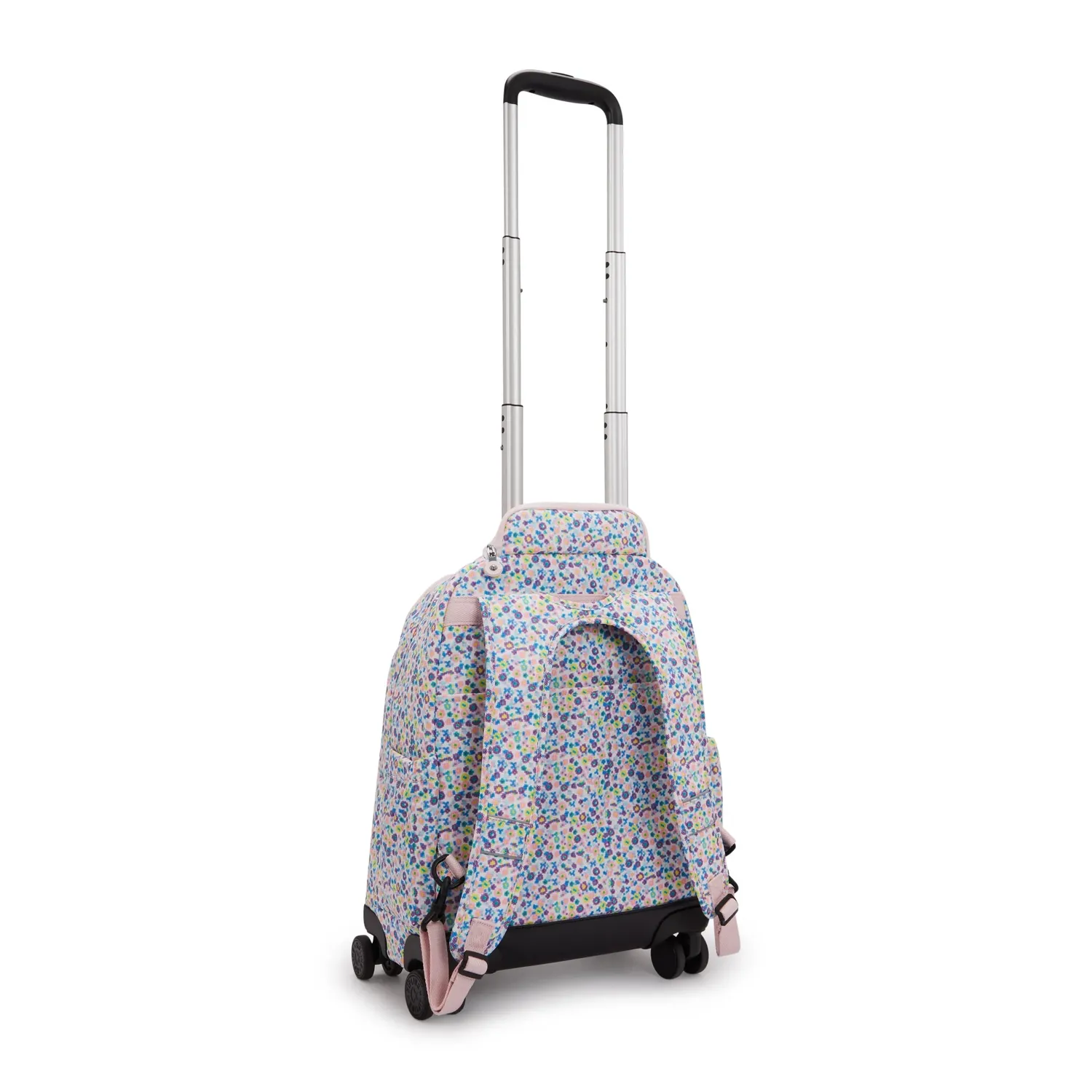 Kipling New Zea rugzak met wielen Digi Flower Print groot