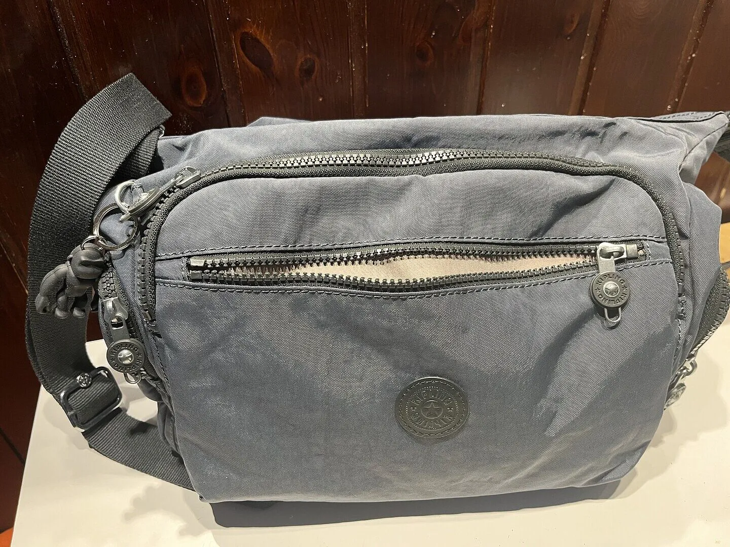 Kipling Gabbie schoudertas Medium Signature Emb ruim