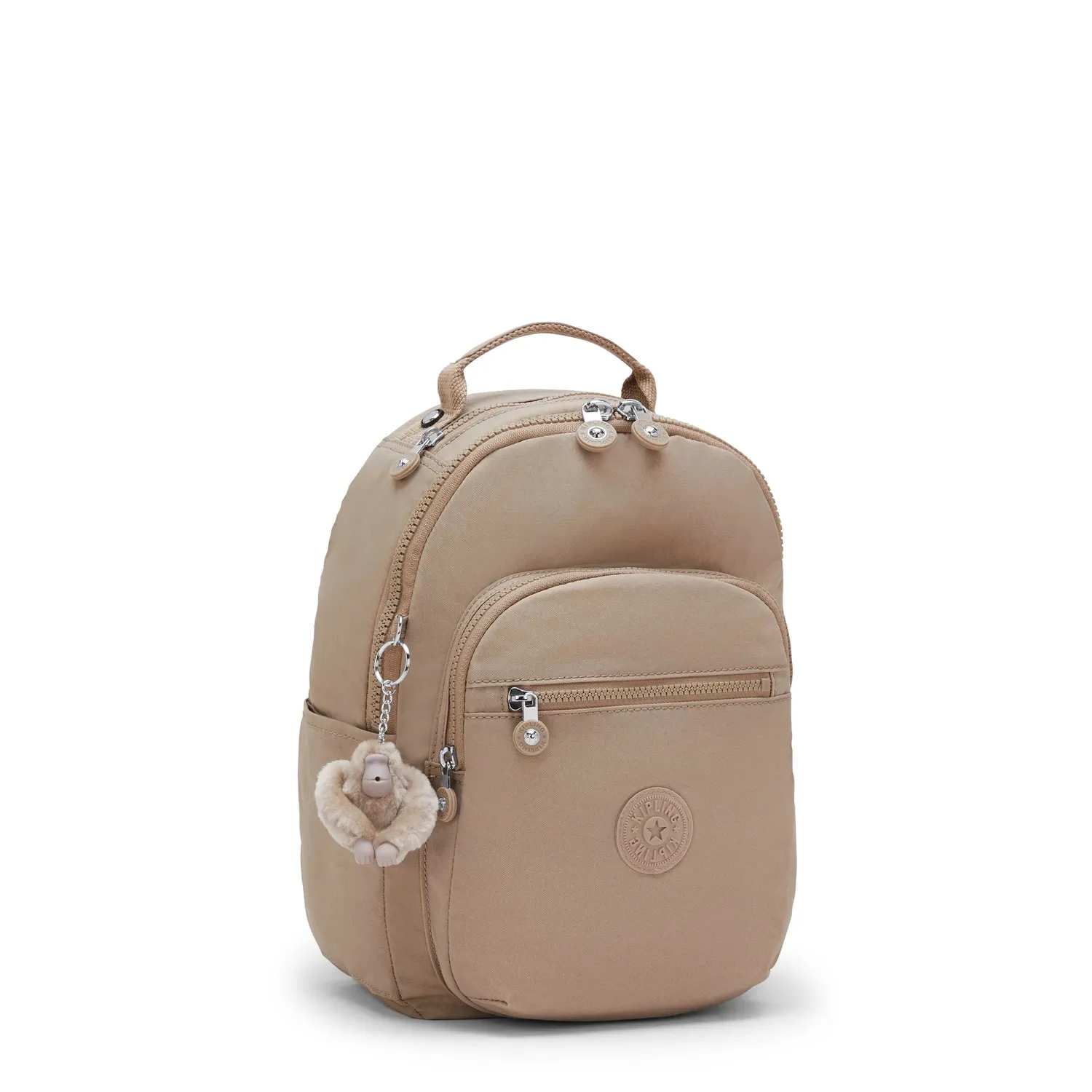 Kipling Seoul S kleine rugzak Tan Beige 11 inch