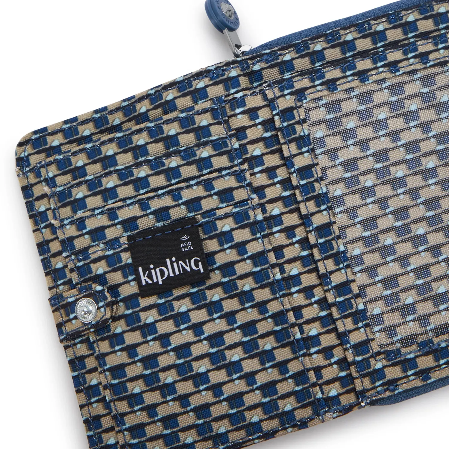 Kipling Money Love portemonnee Blue on Wire Medium RFID