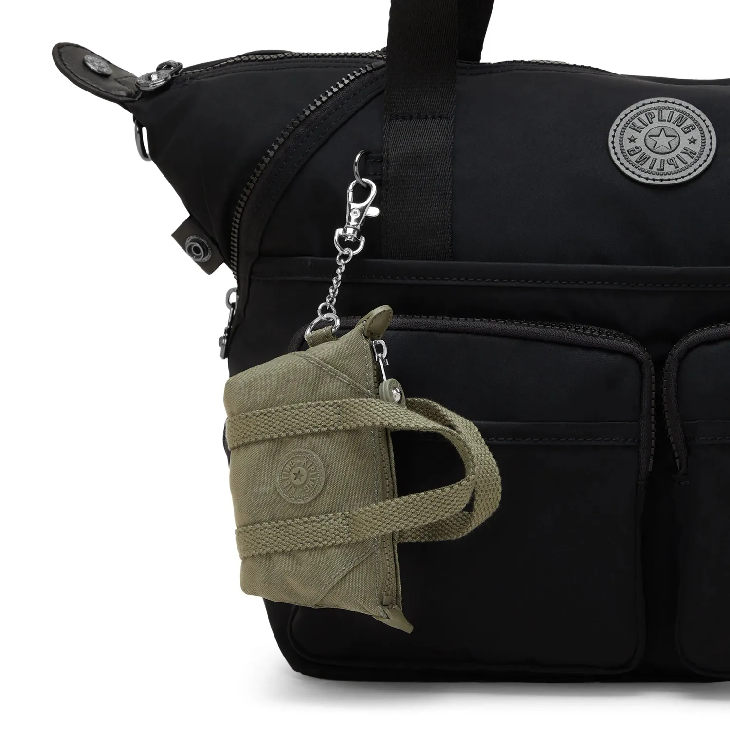 Kipling Mini Art portemonnee Almost Sage extra klein