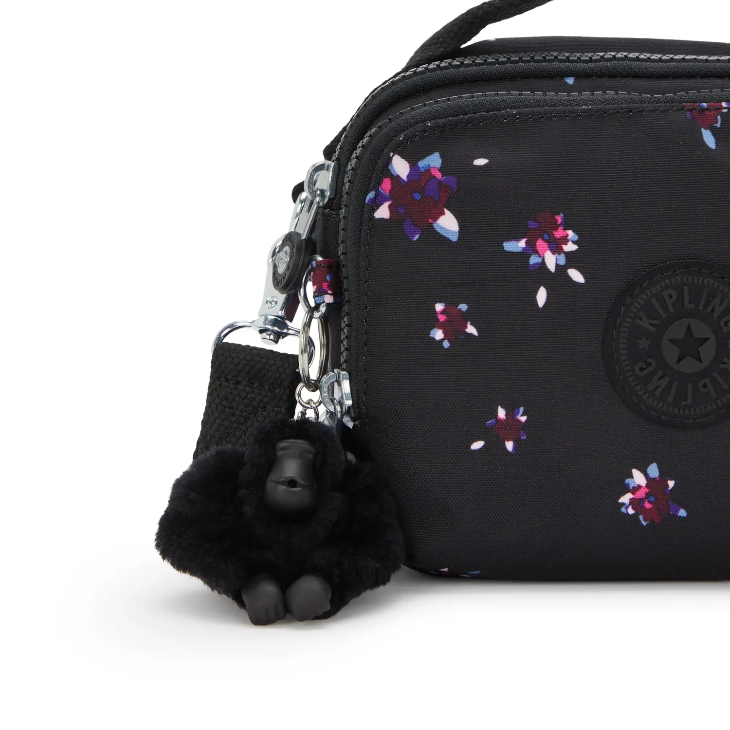 Kipling Cahir crossbody Night Flower Klein nylon