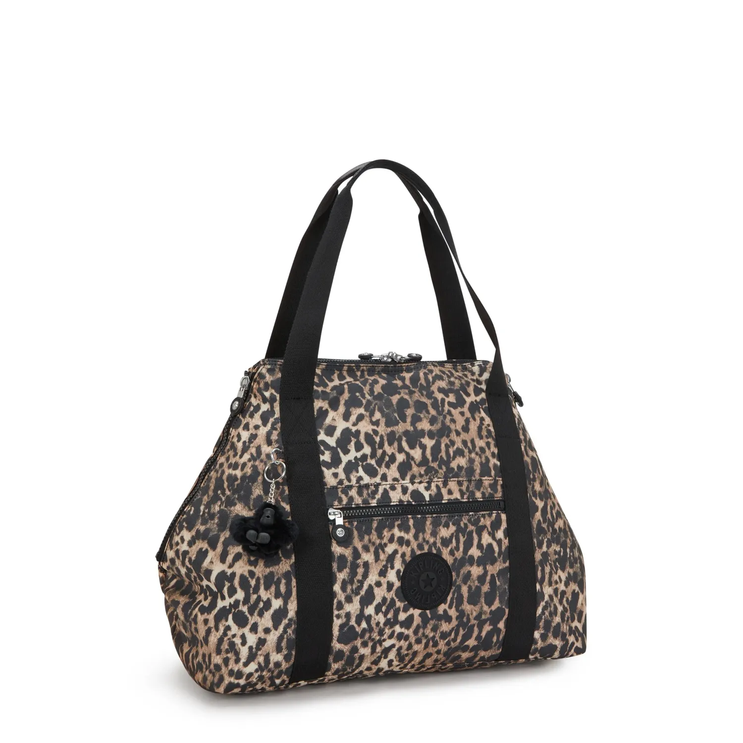 Kipling Art M schoudertas Wild Leopard Groot dierenprint